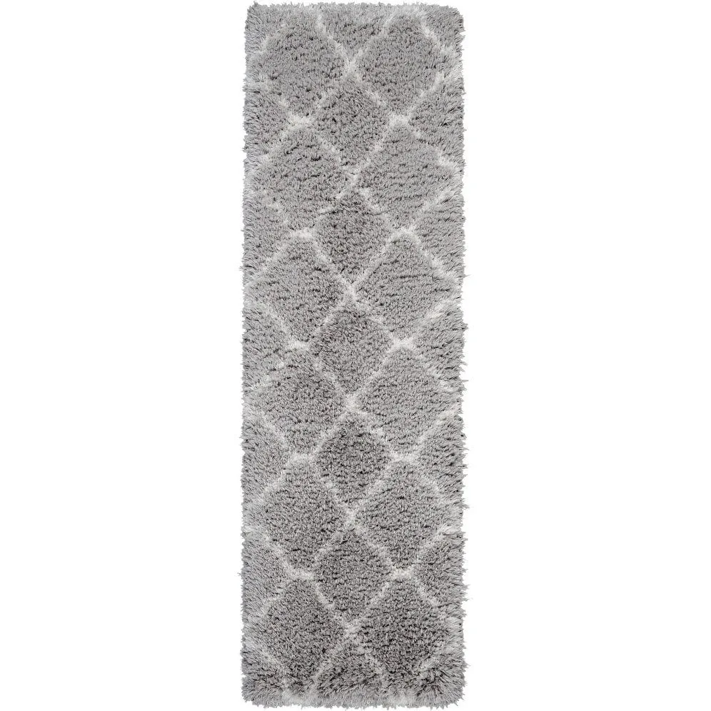 Nourison Ultra Plush Shag Geometric Area Rug