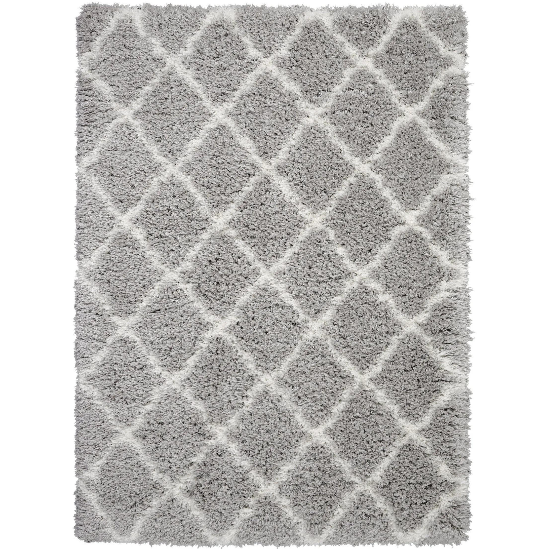Nourison Ultra Plush Shag Geometric Area Rug