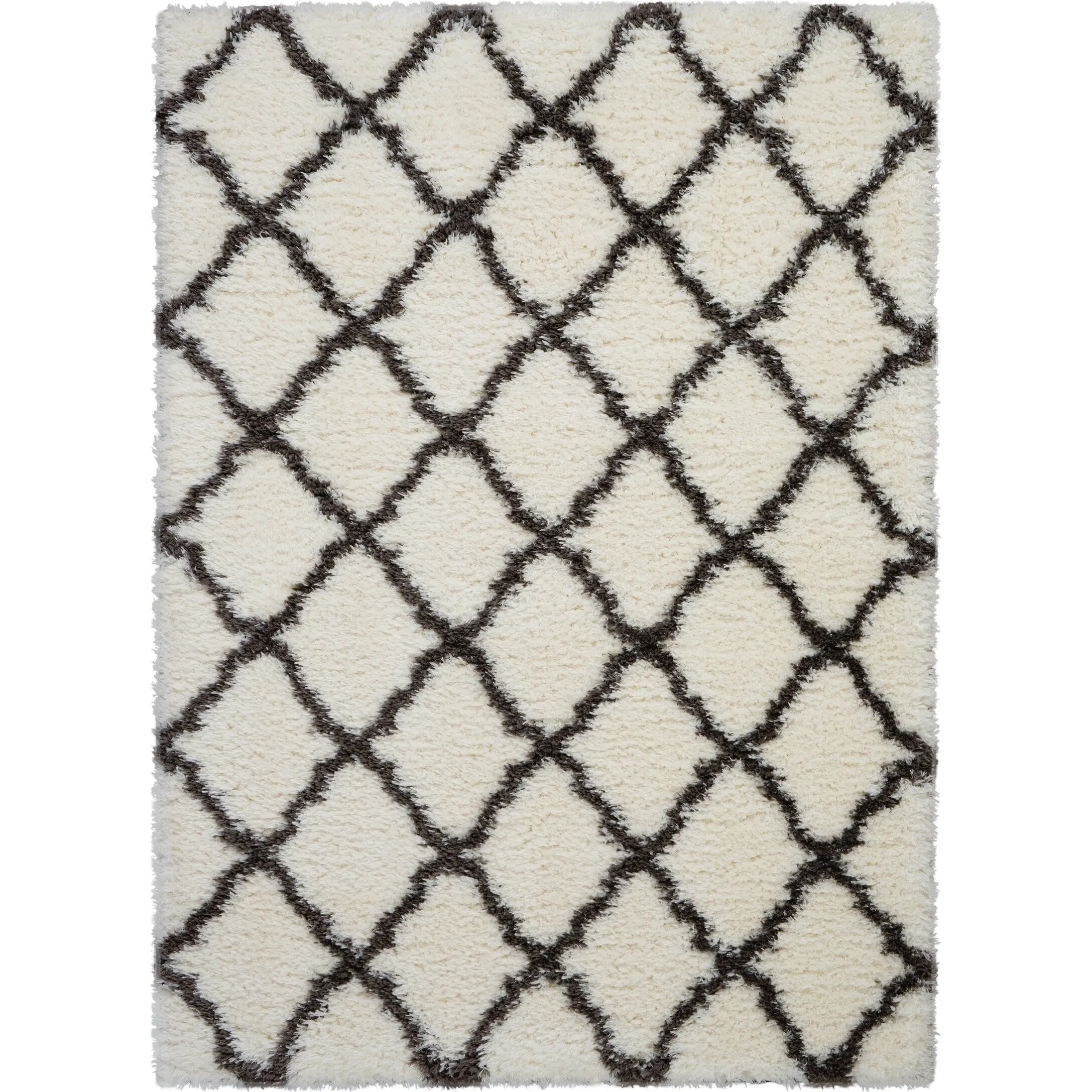 Nourison Ultra Plush Shag Geometric Area Rug