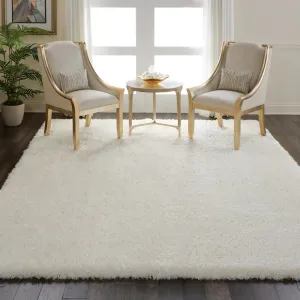 Nourison Ultra Plush Shag Ivory Area Rug