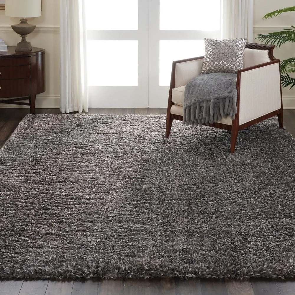 Nourison Ultra Plush Shag Ivory Area Rug