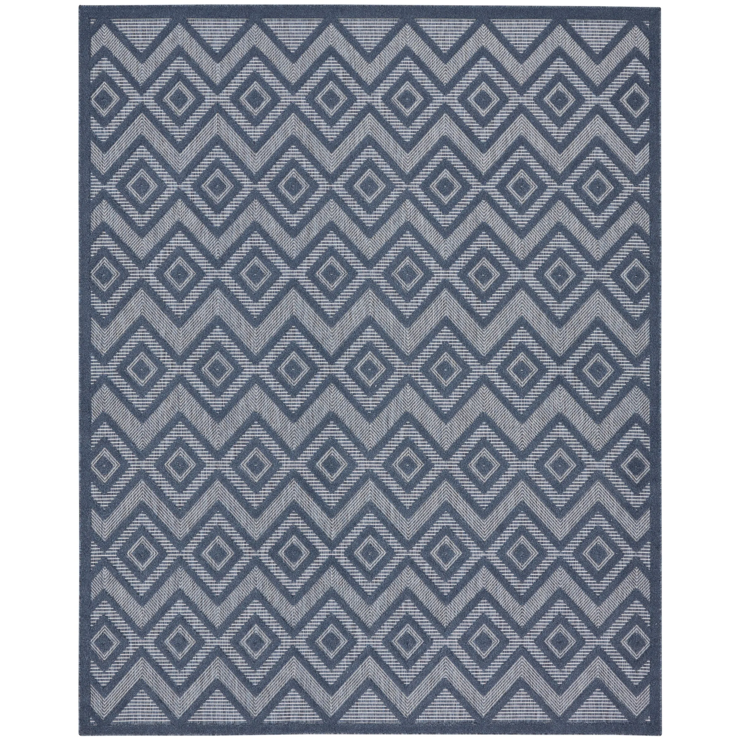 Nourison Versatile Indoor/Outdoor Geometric Flatweave Area Rug