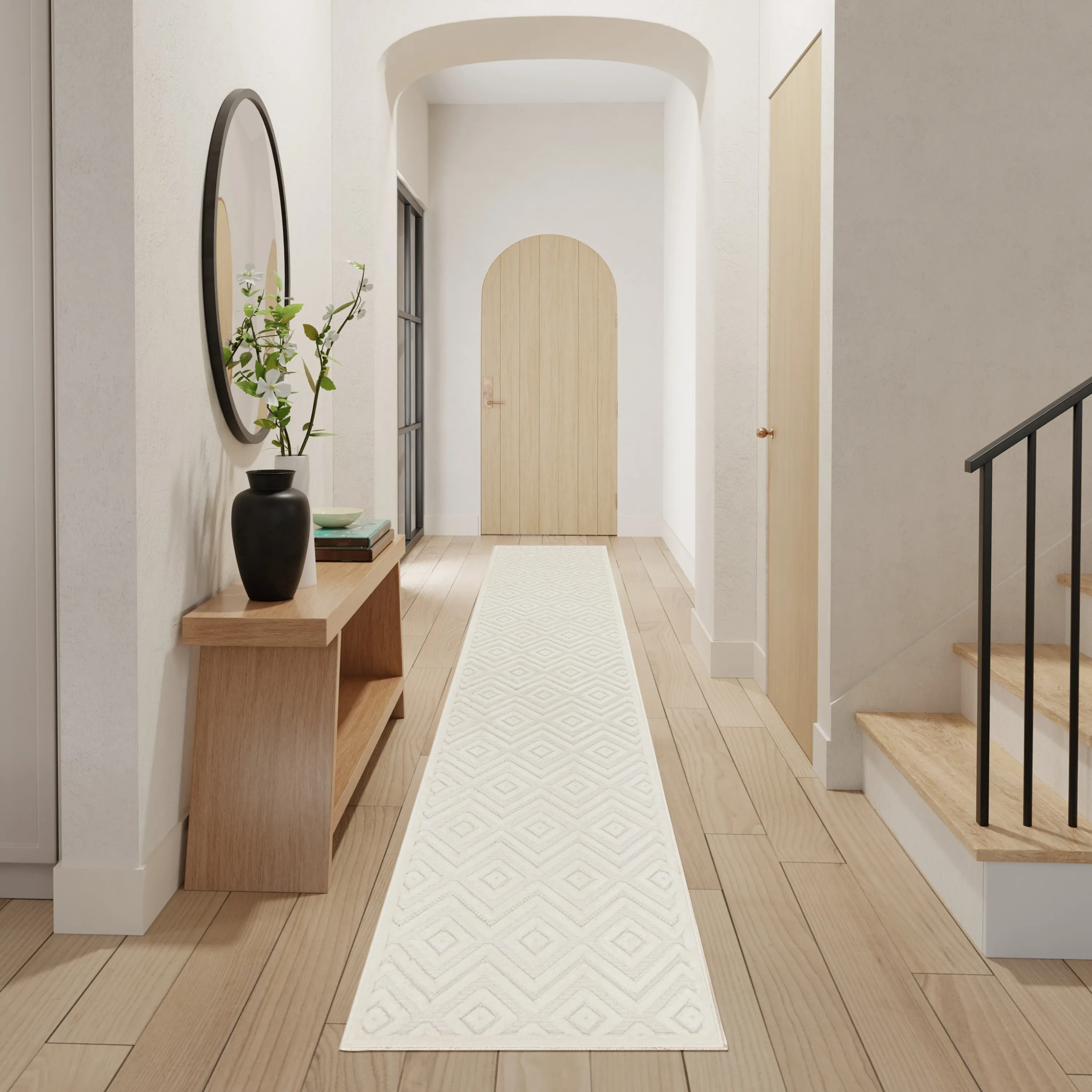 Nourison Versatile Indoor/Outdoor Geometric Flatweave Area Rug