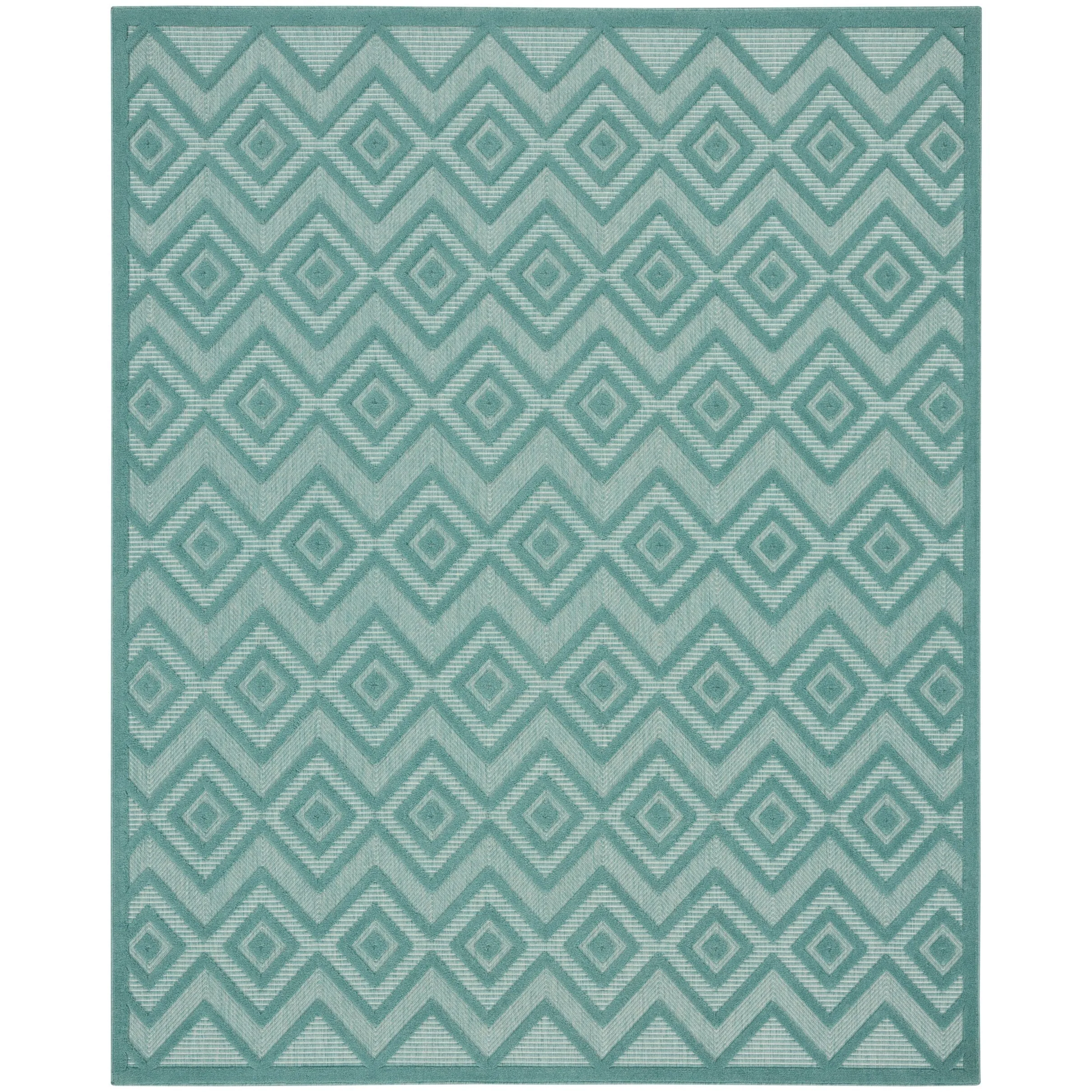 Nourison Versatile Indoor/Outdoor Geometric Flatweave Area Rug