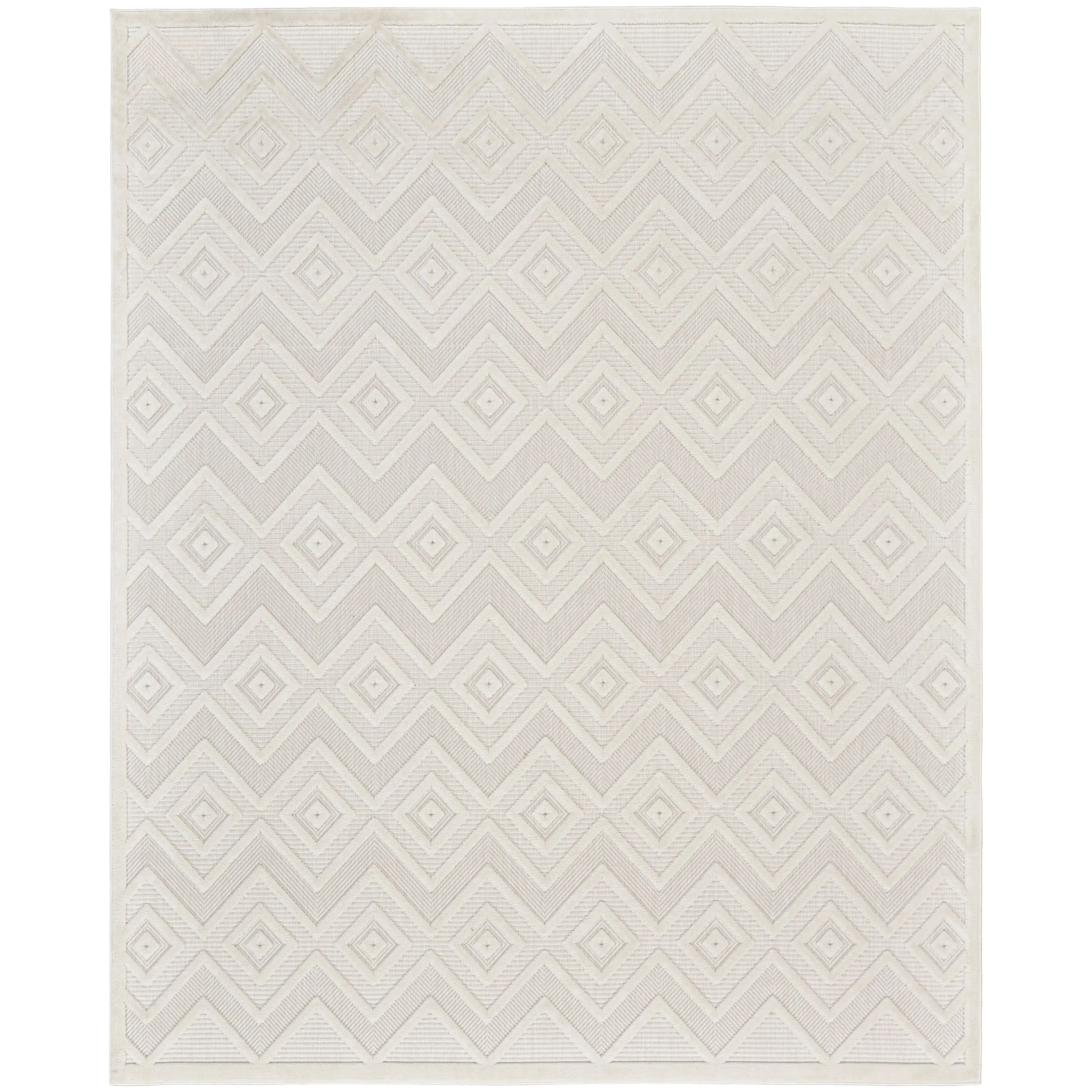 Nourison Versatile Indoor/Outdoor Geometric Flatweave Area Rug