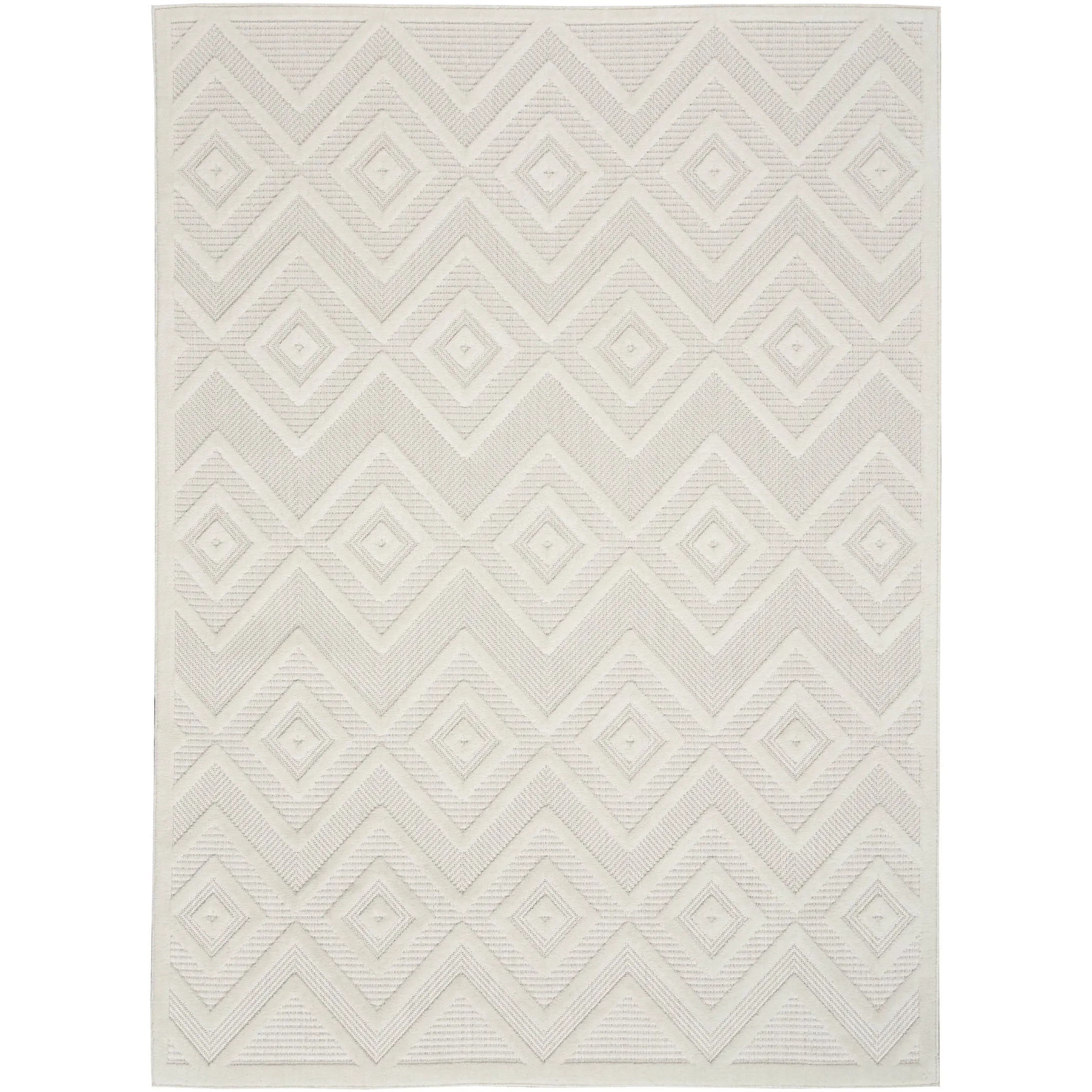 Nourison Versatile Indoor/Outdoor Geometric Flatweave Area Rug