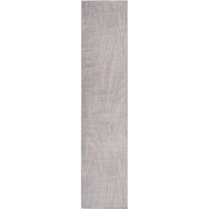 Nourison Washables Indoor Grey Abstract Area Rug