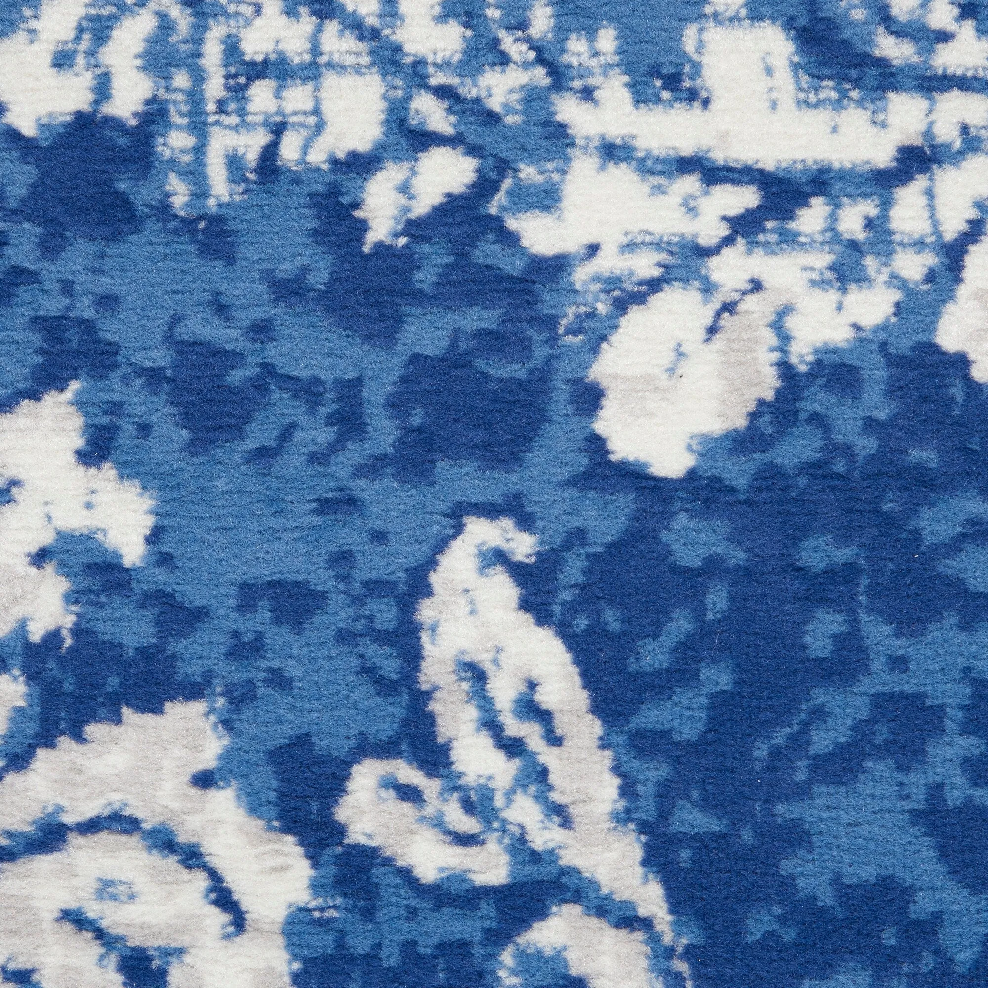 Nourison Whimsicle French Country Botanical Ivory Navy Area Rug