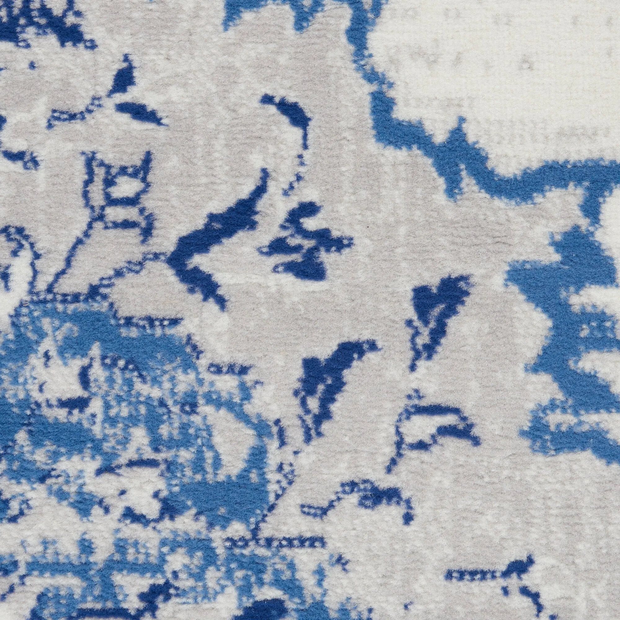 Nourison Whimsicle Persian Medallion Ivory Blue Area Rug