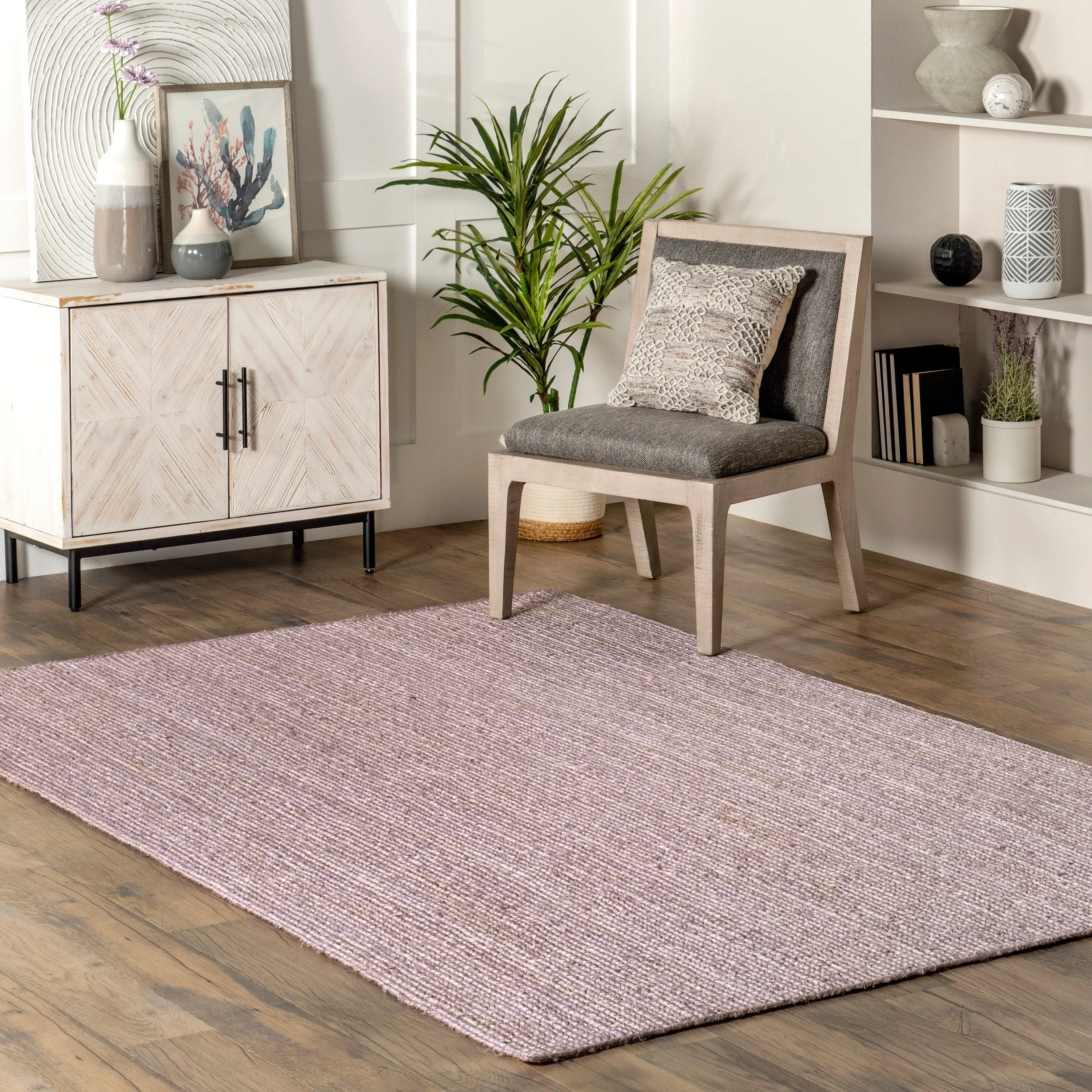 Nuloom Adelaida Farmhouse Jute Area Rug