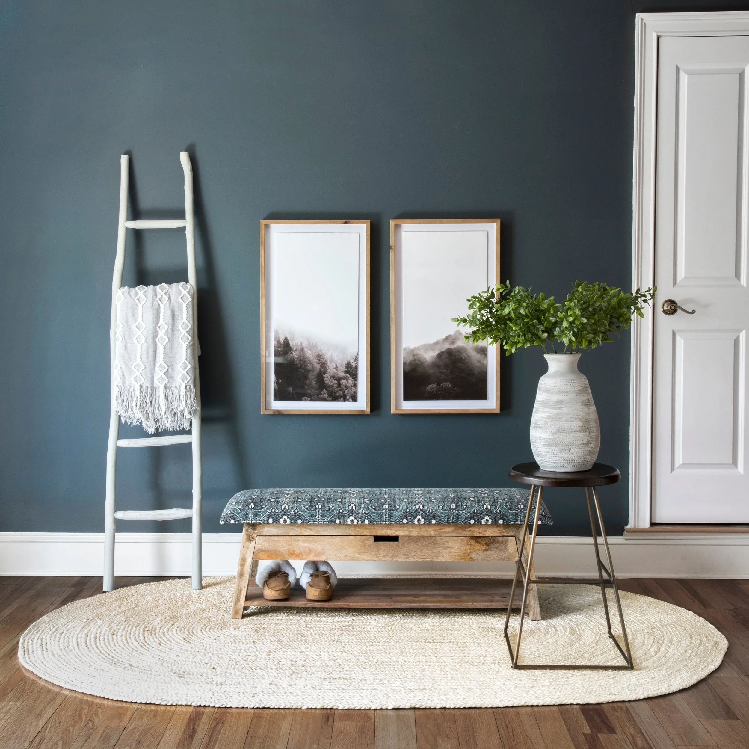 Nuloom Adelaida Farmhouse Jute Area Rug