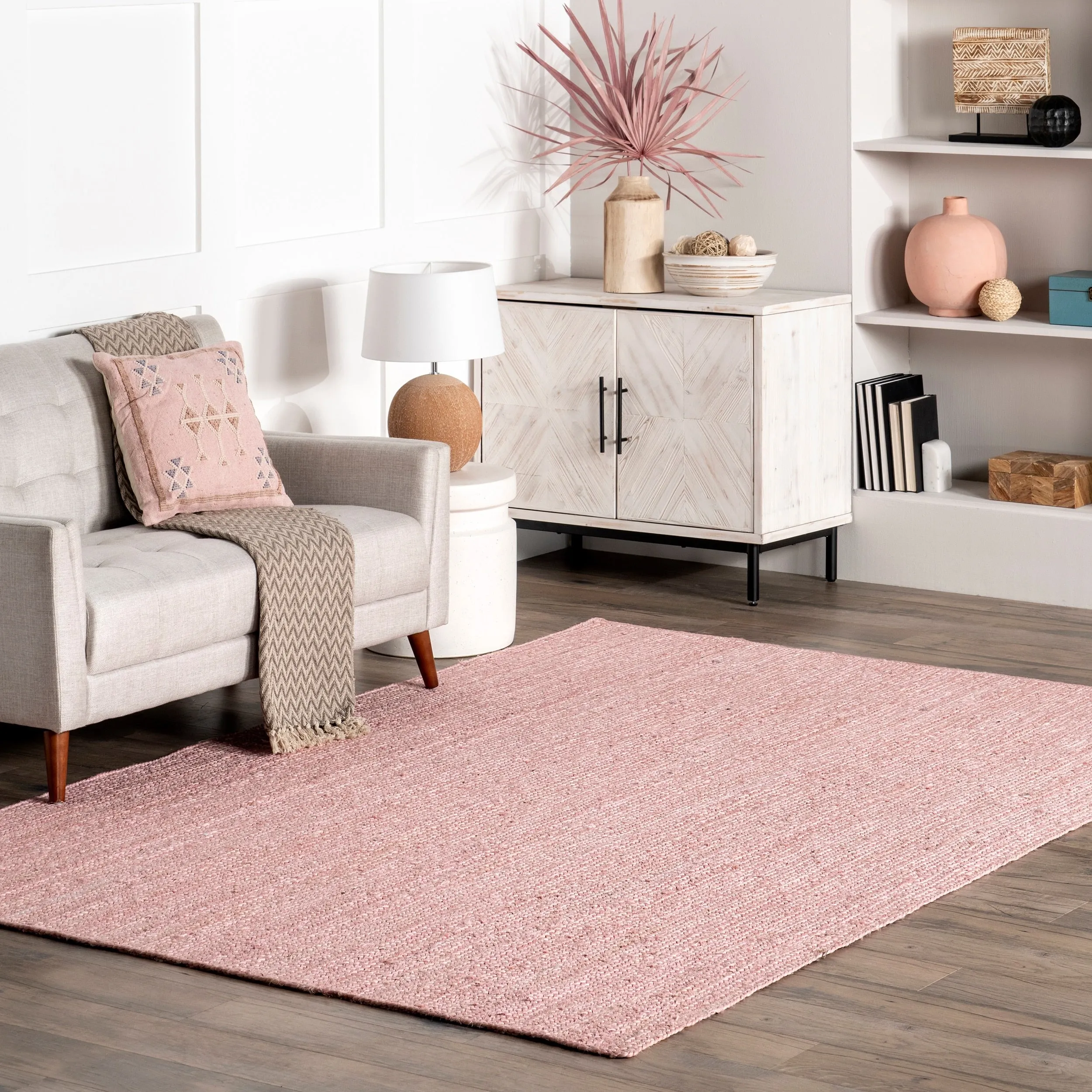 Nuloom Adelaida Farmhouse Jute Area Rug