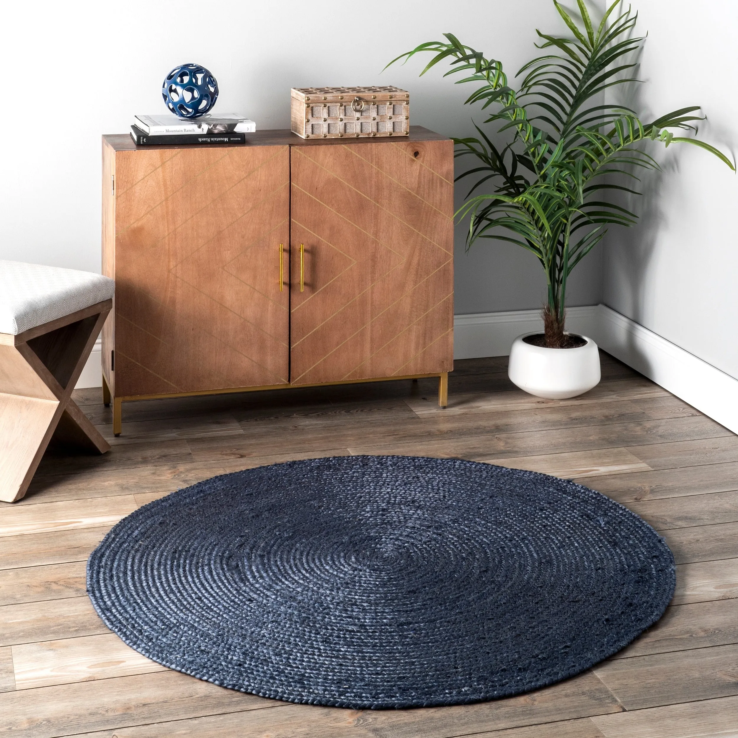 Nuloom Adelaida Farmhouse Jute Area Rug