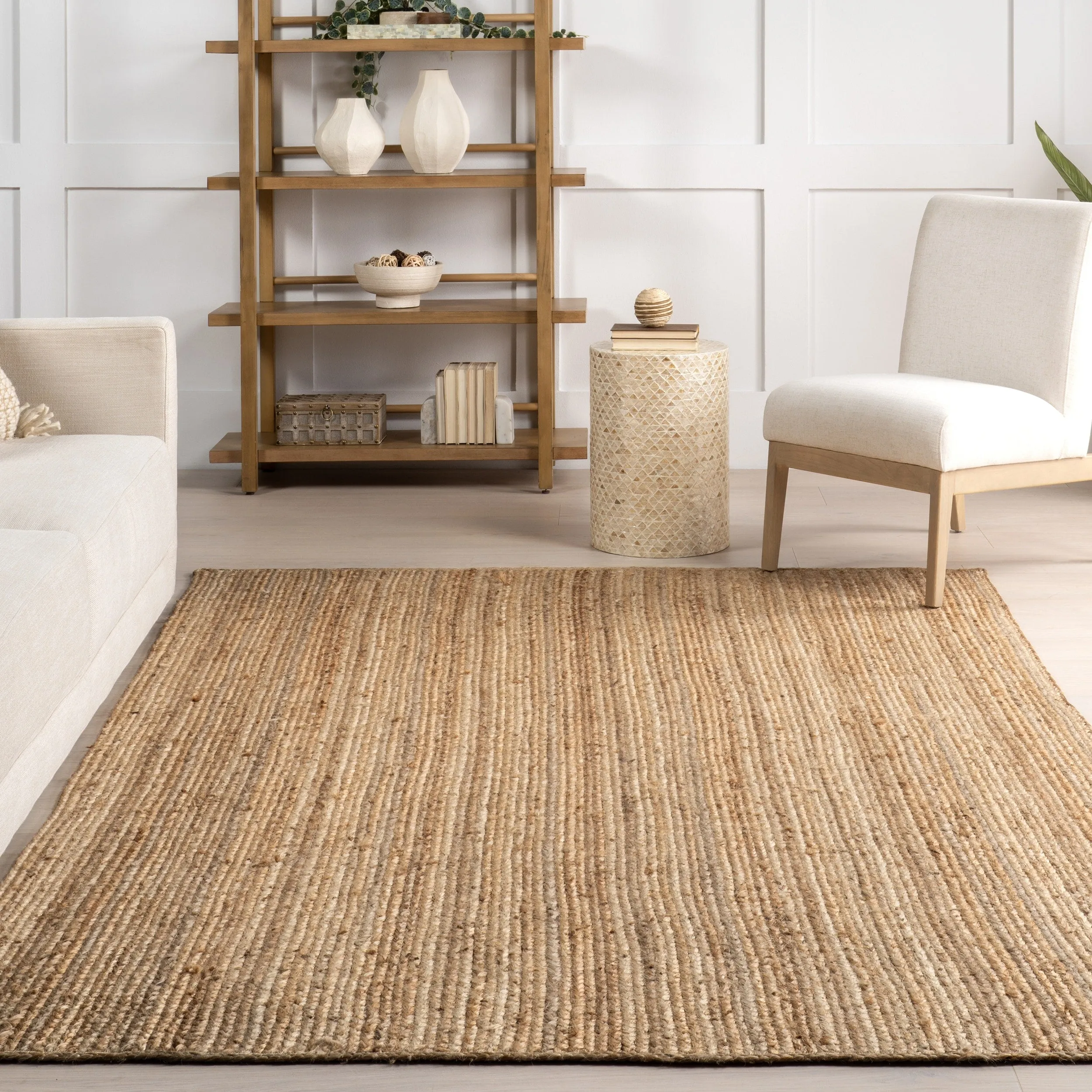 Nuloom Adelaida Farmhouse Jute Area Rug