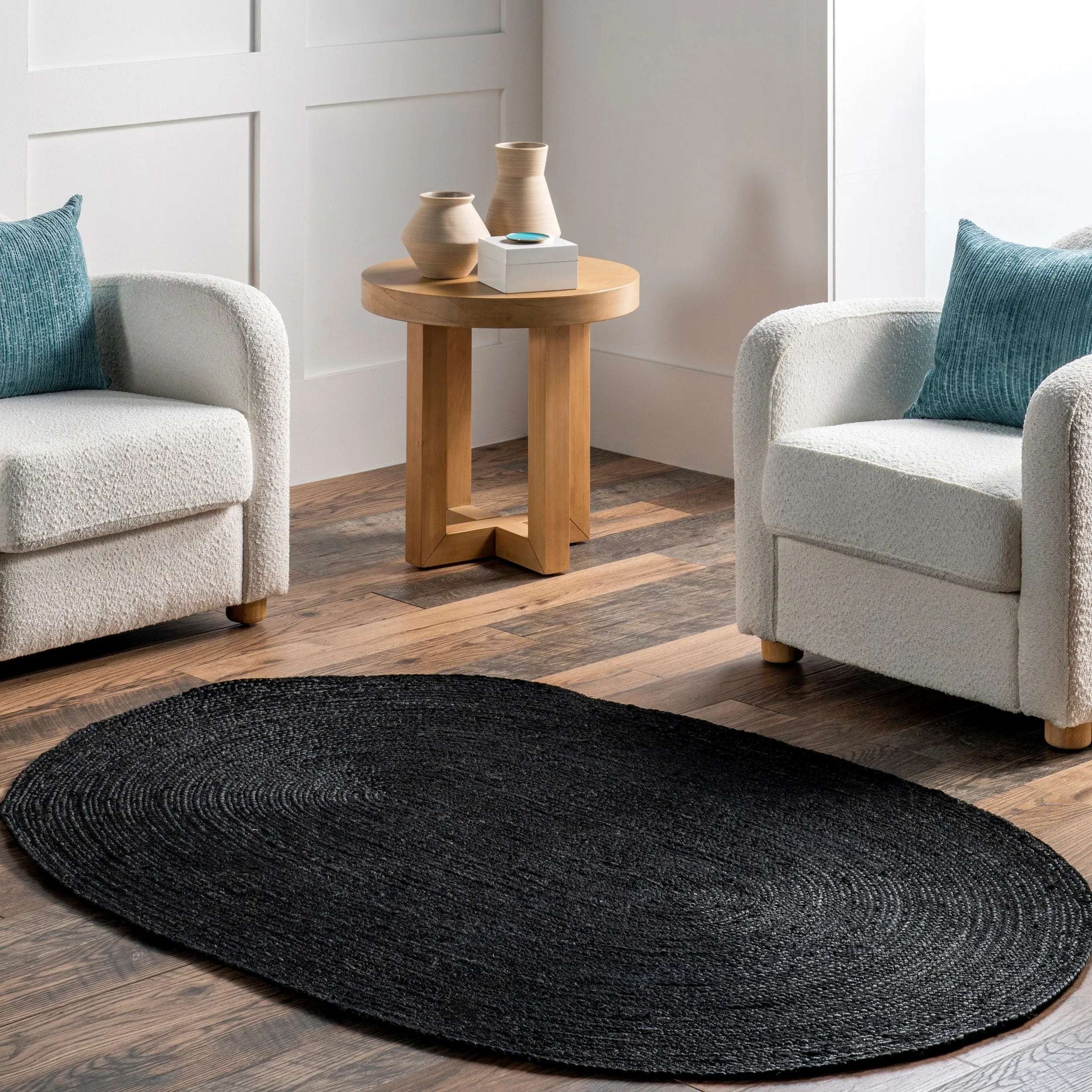 Nuloom Adelaida Farmhouse Jute Area Rug