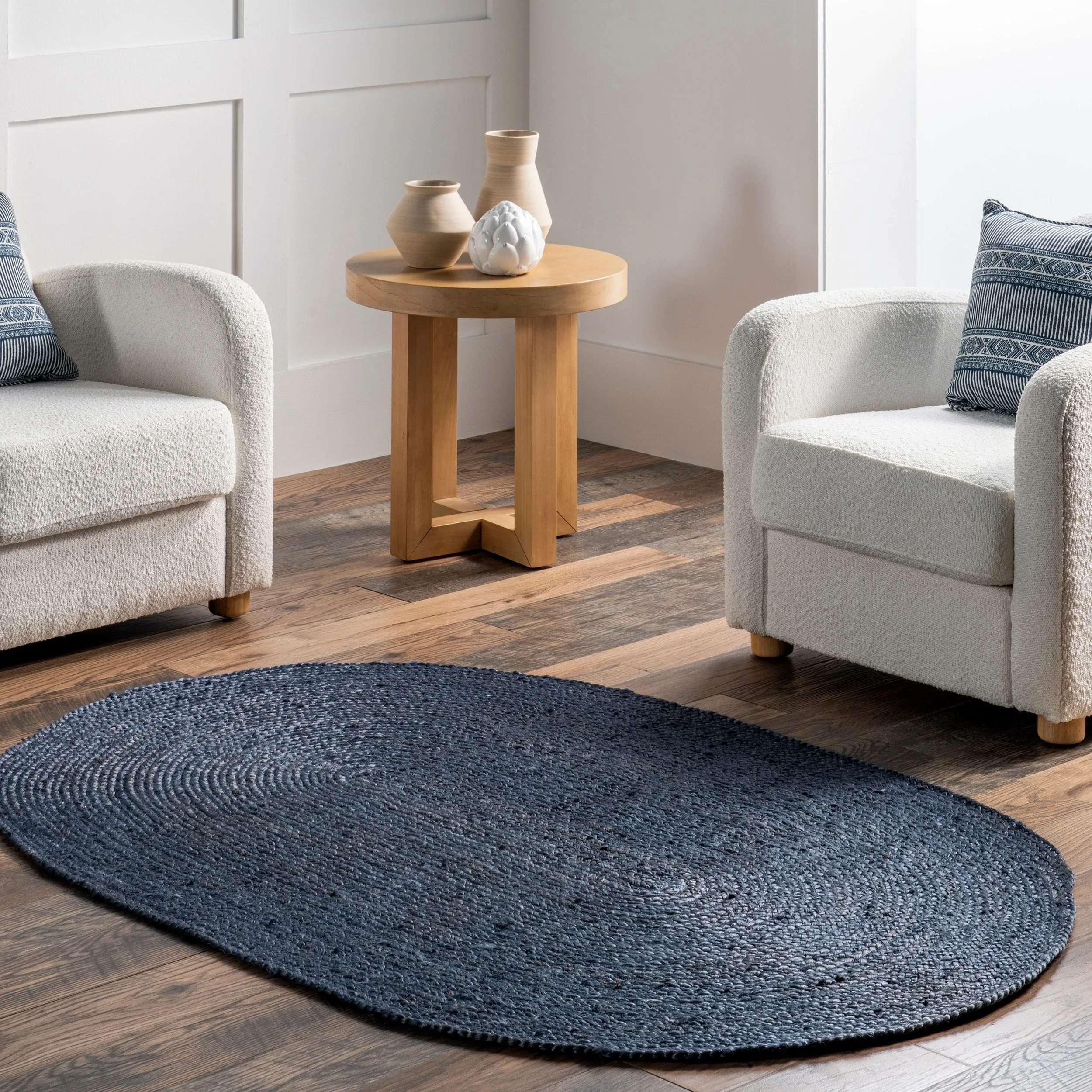 Nuloom Adelaida Farmhouse Jute Area Rug