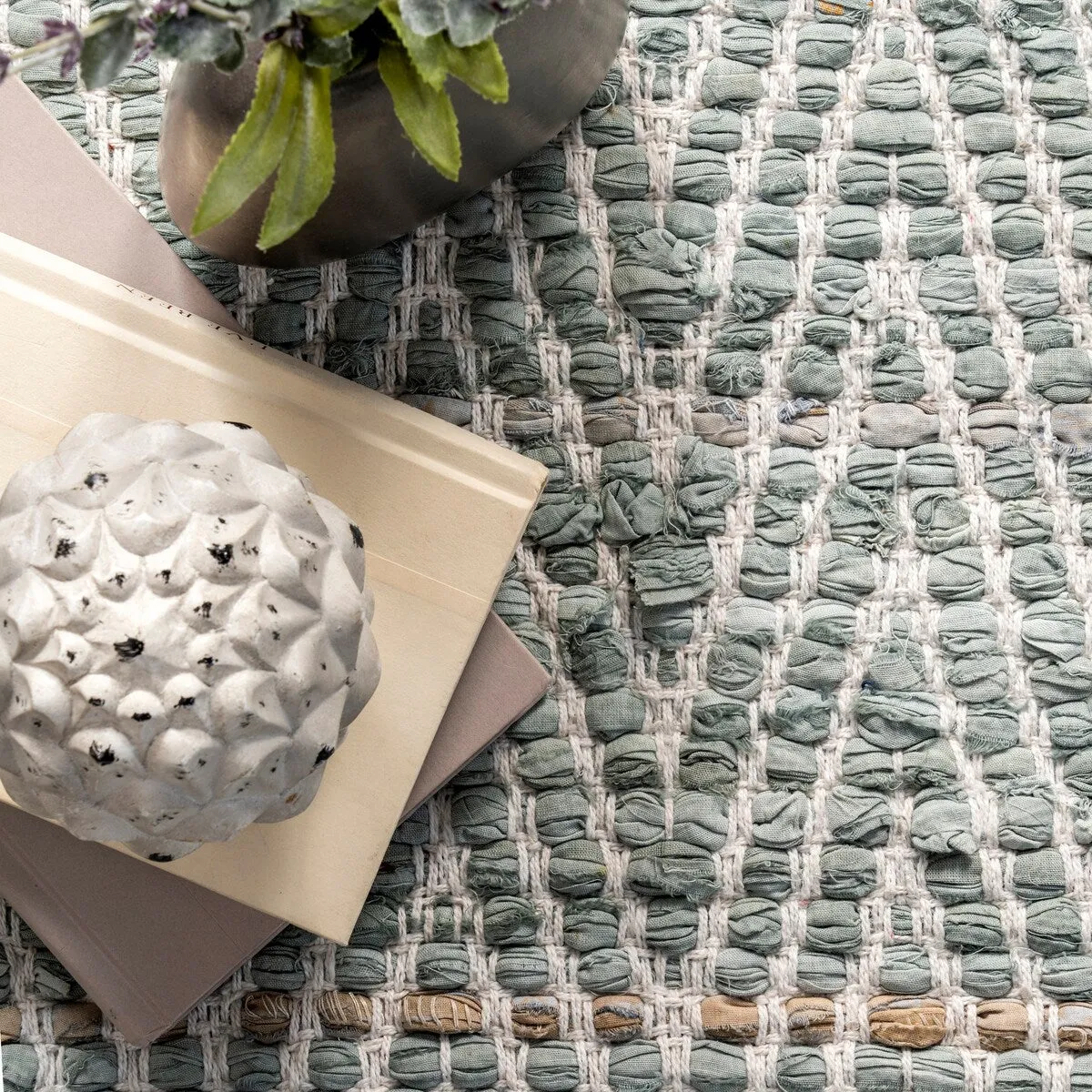 Nuloom Boho Handmade Flatweave Chevron Cotton Rug