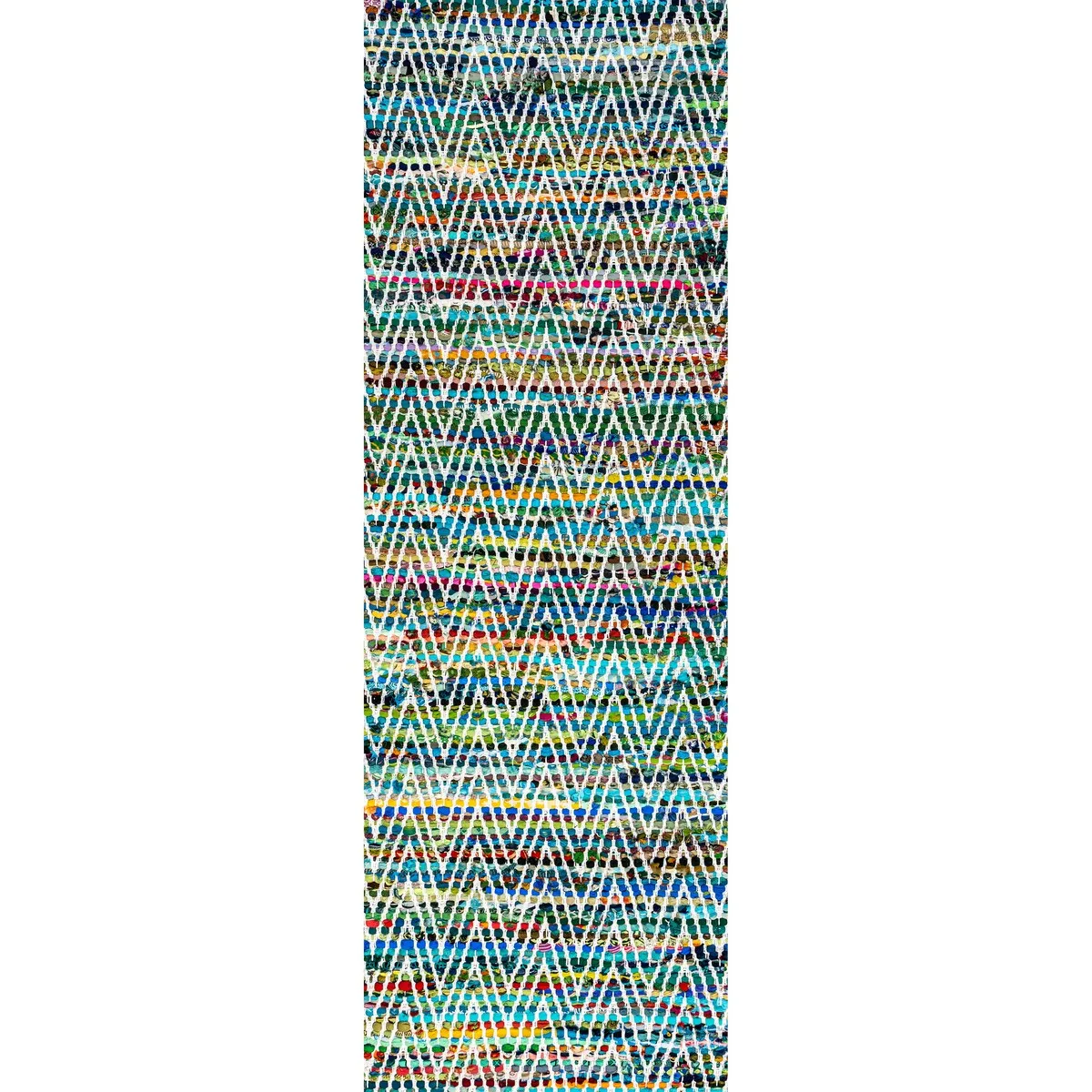 Nuloom Boho Handmade Flatweave Chevron Cotton Rug