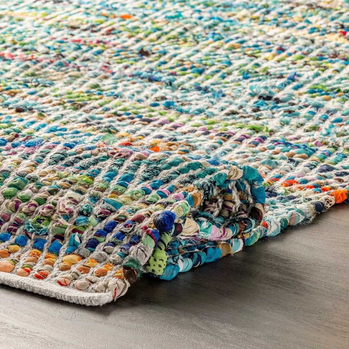 Nuloom Boho Handmade Flatweave Chevron Cotton Rug