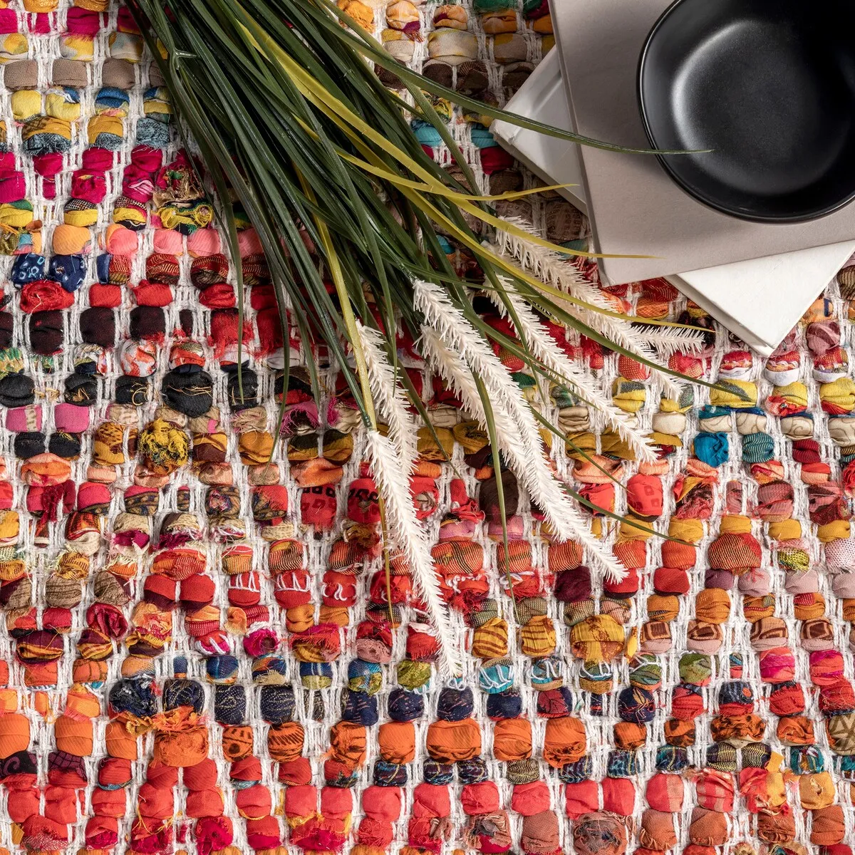 Nuloom Boho Handmade Flatweave Chevron Cotton Rug