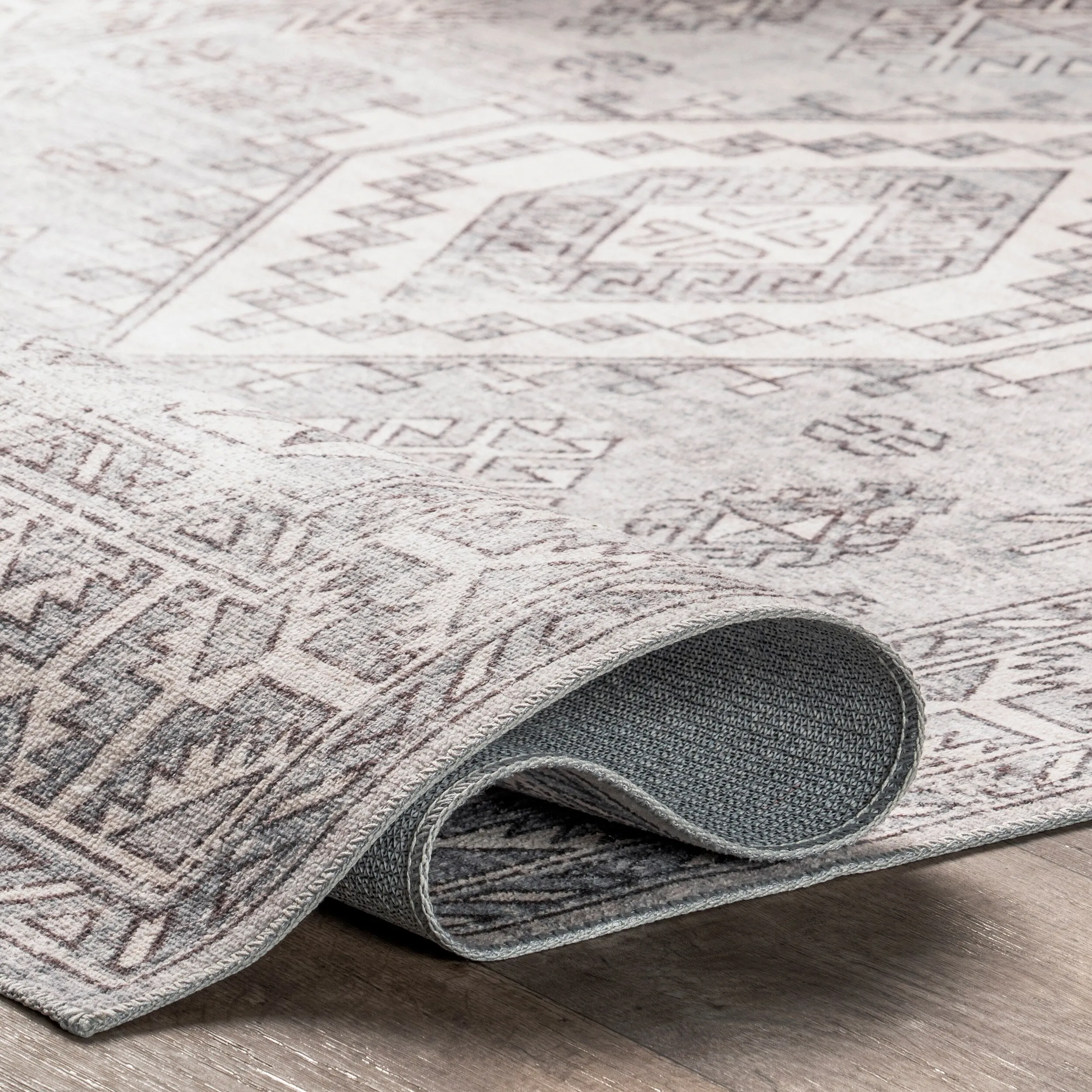 Nuloom Bowie SpinClean Machine Washable Tribal Pattern Area Rug