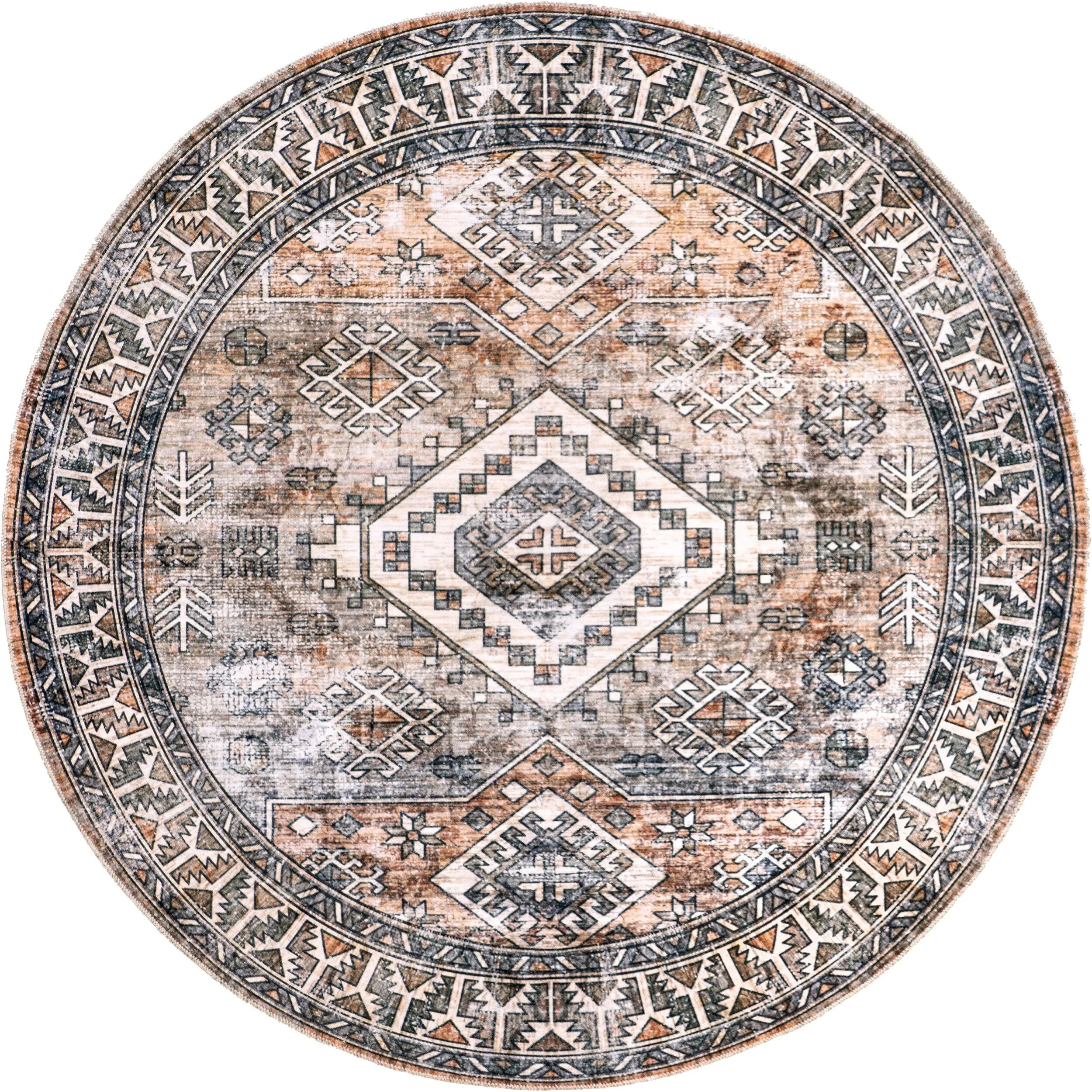 Nuloom Bowie SpinClean Machine Washable Tribal Pattern Area Rug