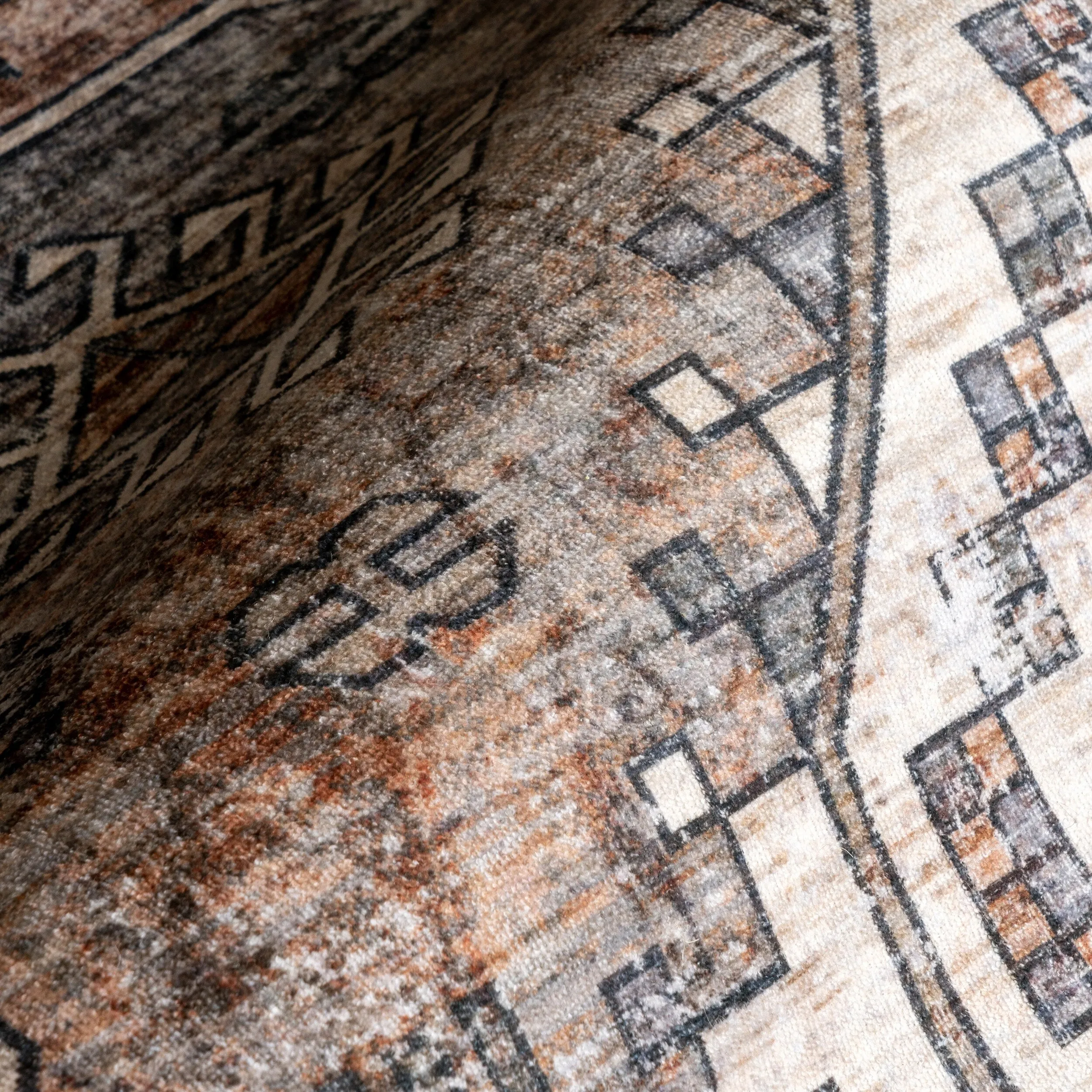 Nuloom Bowie SpinClean Machine Washable Tribal Pattern Area Rug