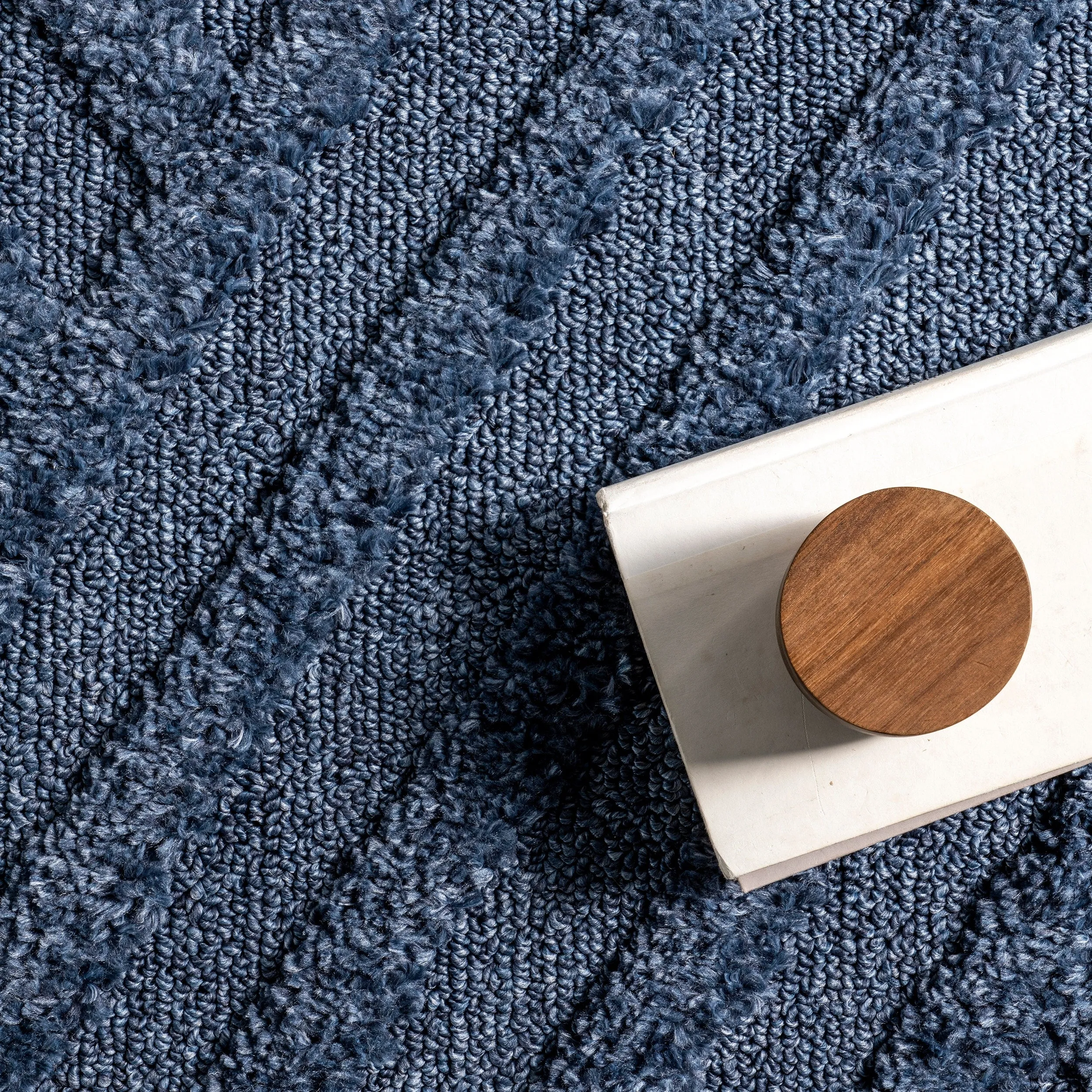 Nuloom Briella High-Low Geometric Shag Area Rug