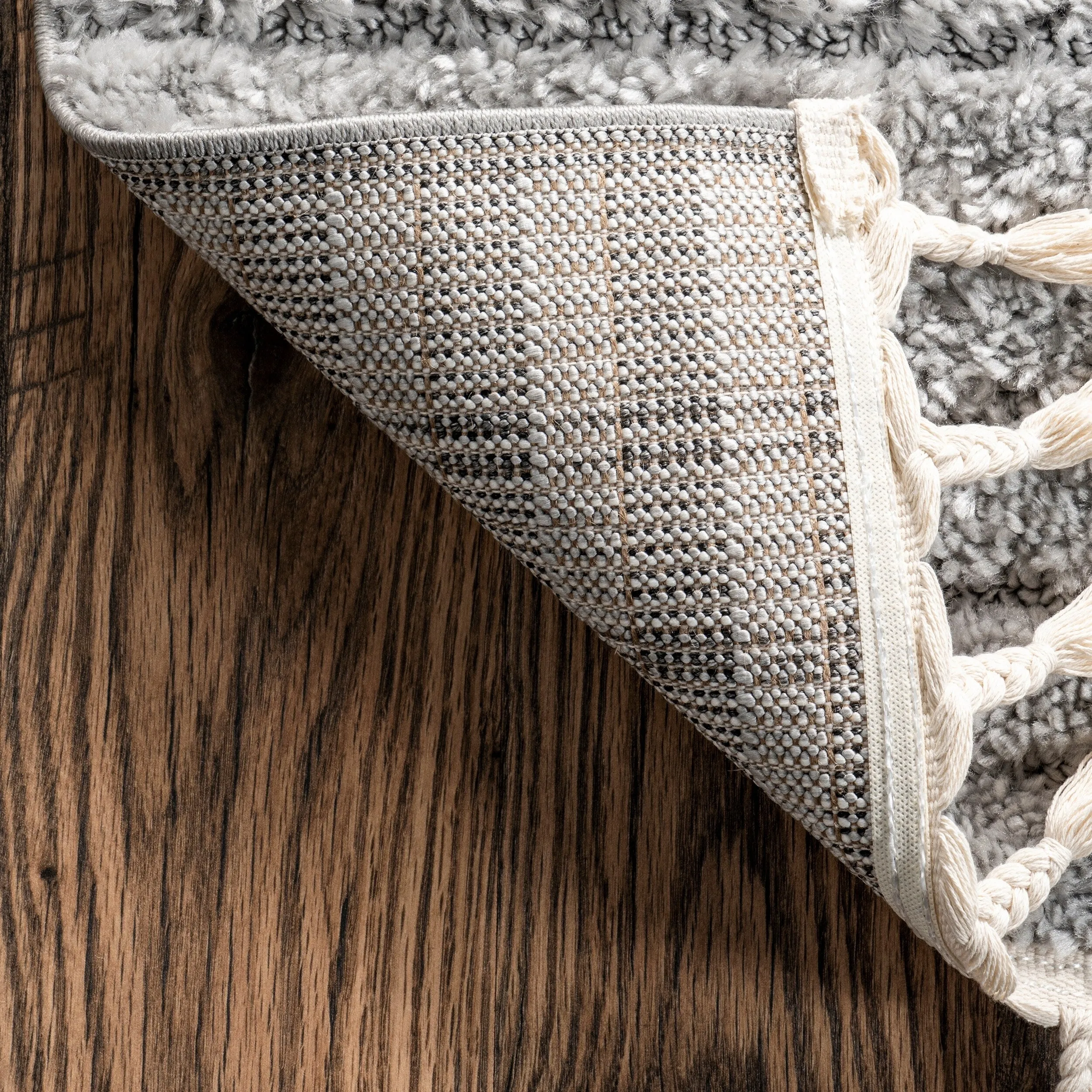 Nuloom Briella High-Low Geometric Shag Area Rug