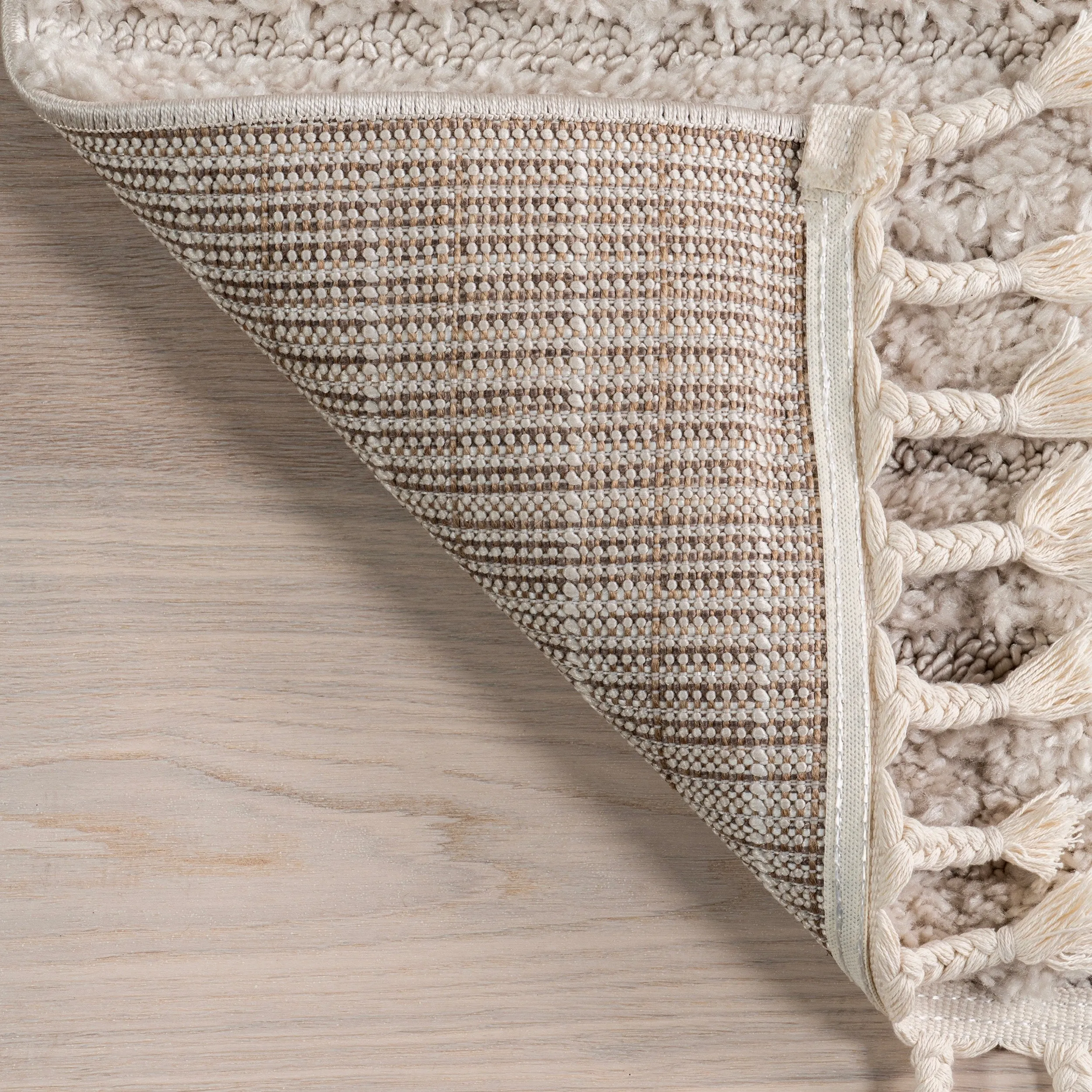 Nuloom Briella High-Low Geometric Shag Area Rug