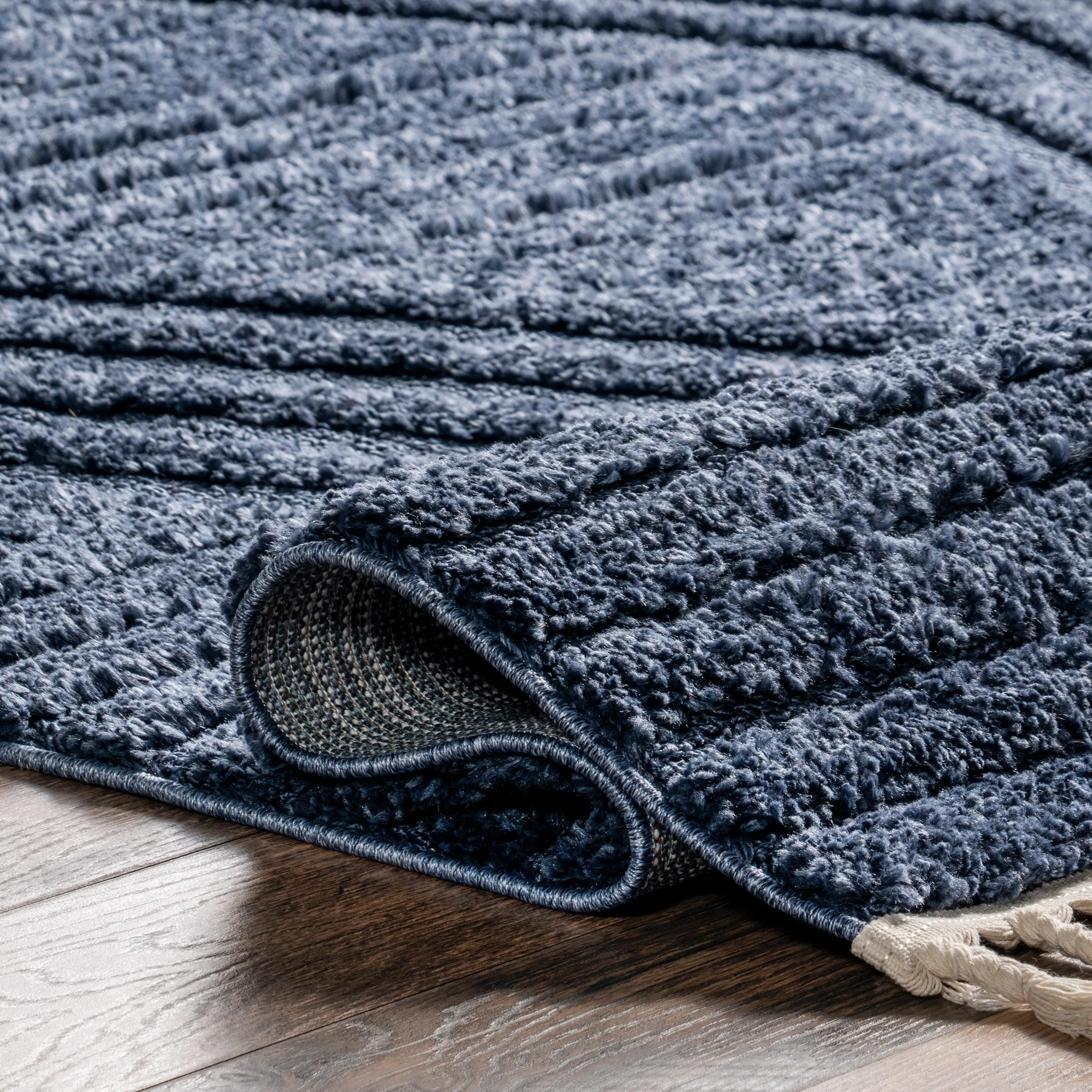 Nuloom Briella High-Low Geometric Shag Area Rug