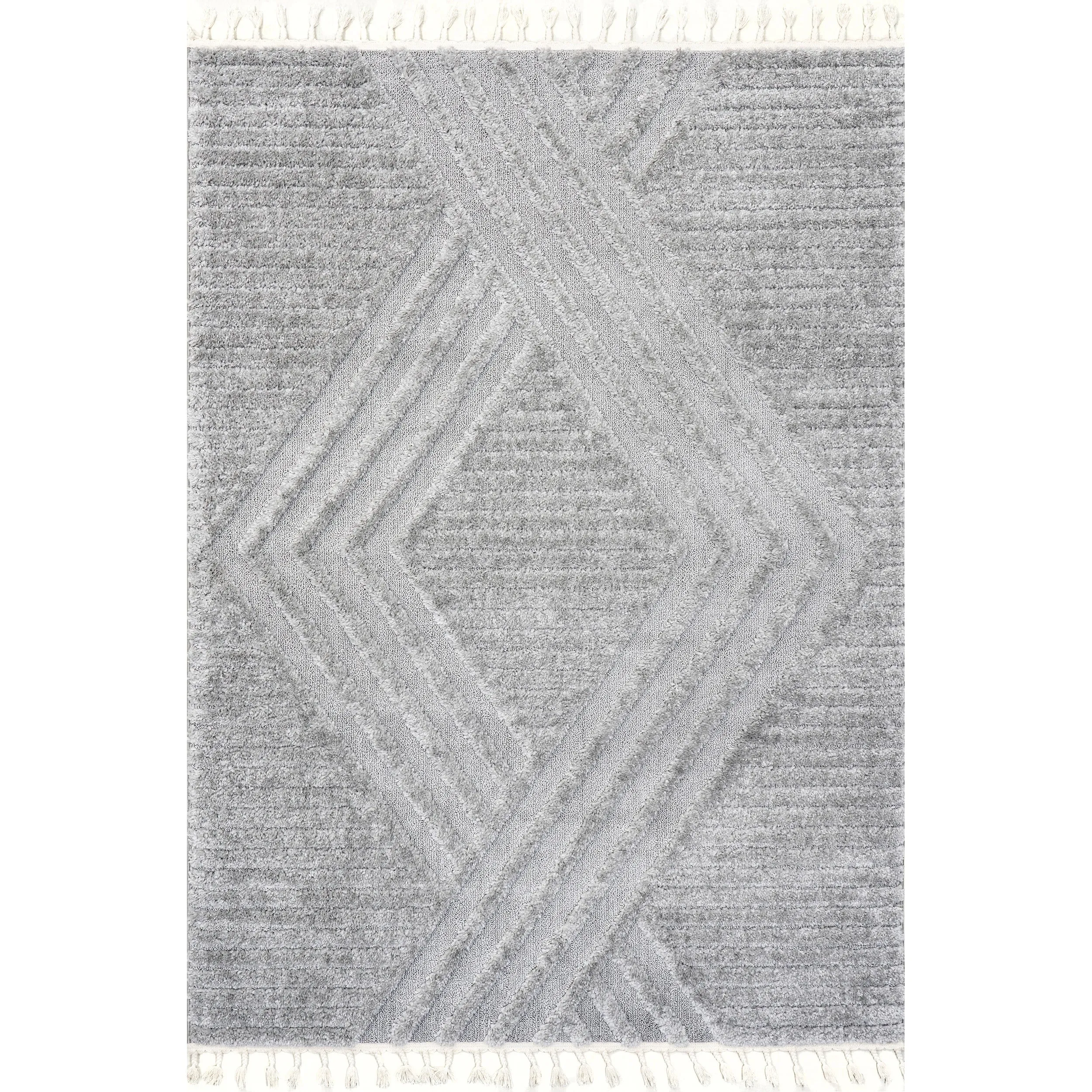 Nuloom Briella High-Low Geometric Shag Area Rug
