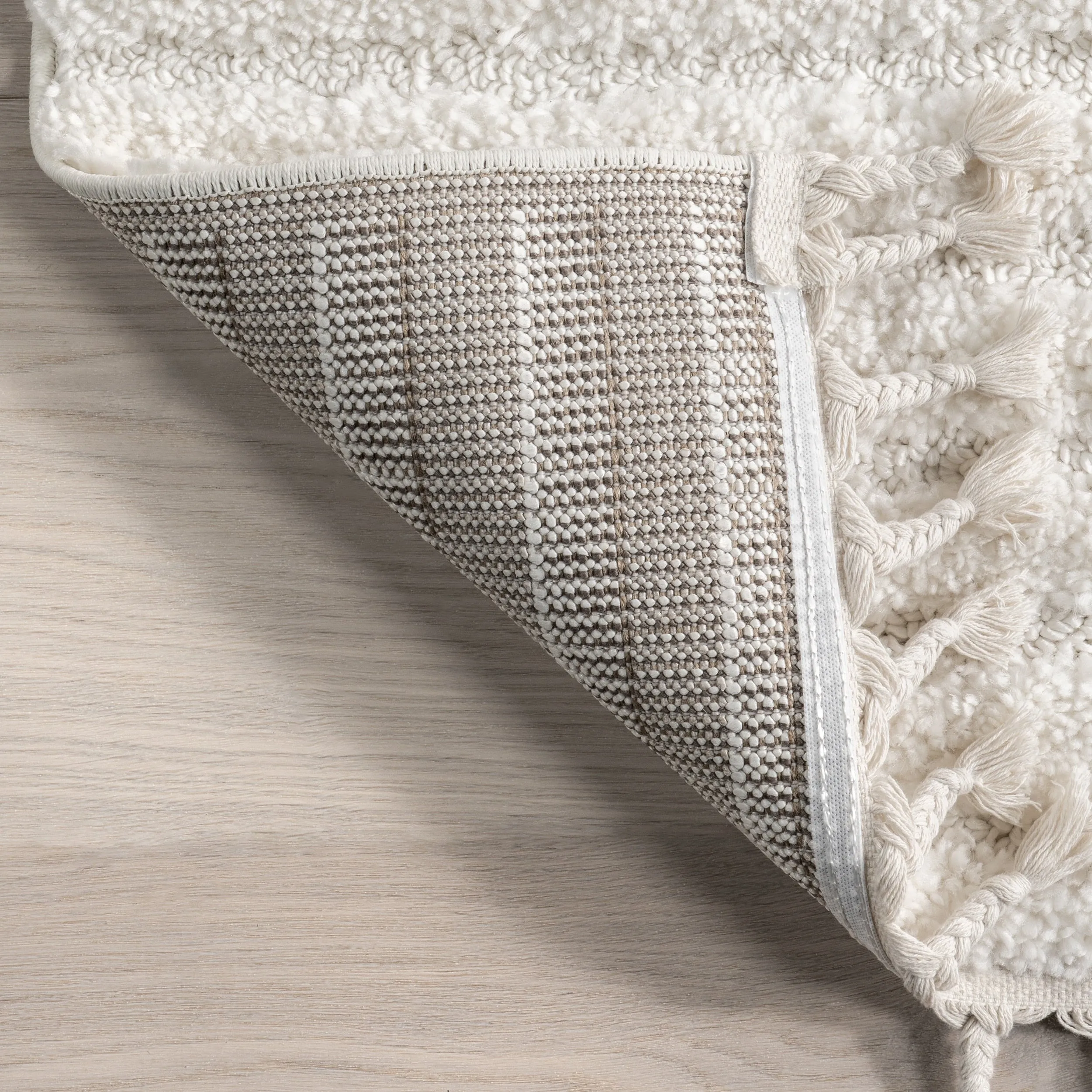Nuloom Briella High-Low Geometric Shag Area Rug