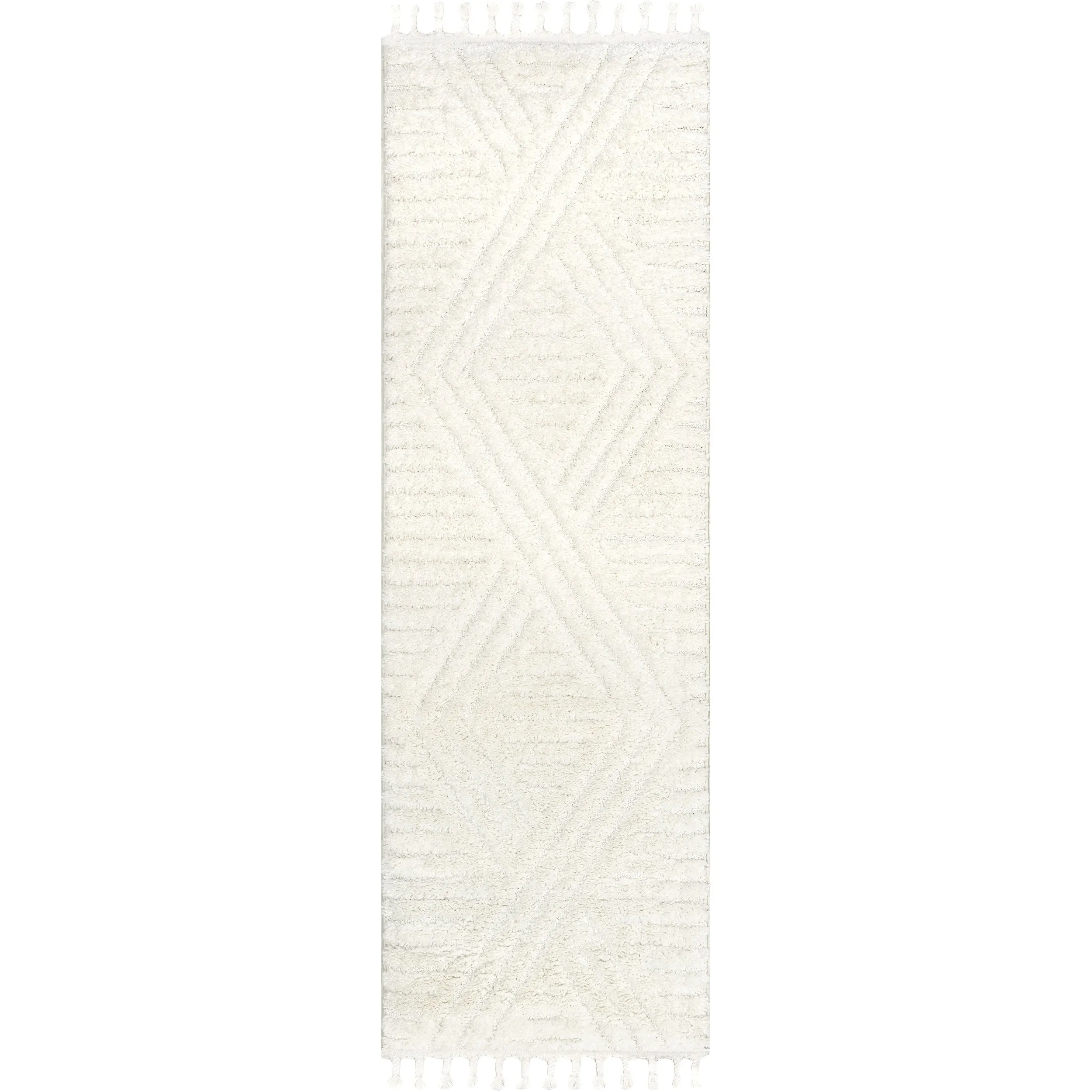 Nuloom Briella High-Low Geometric Shag Area Rug