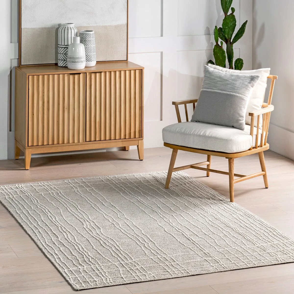 Nuloom Cortney Casual Wavy Striped Area Rug