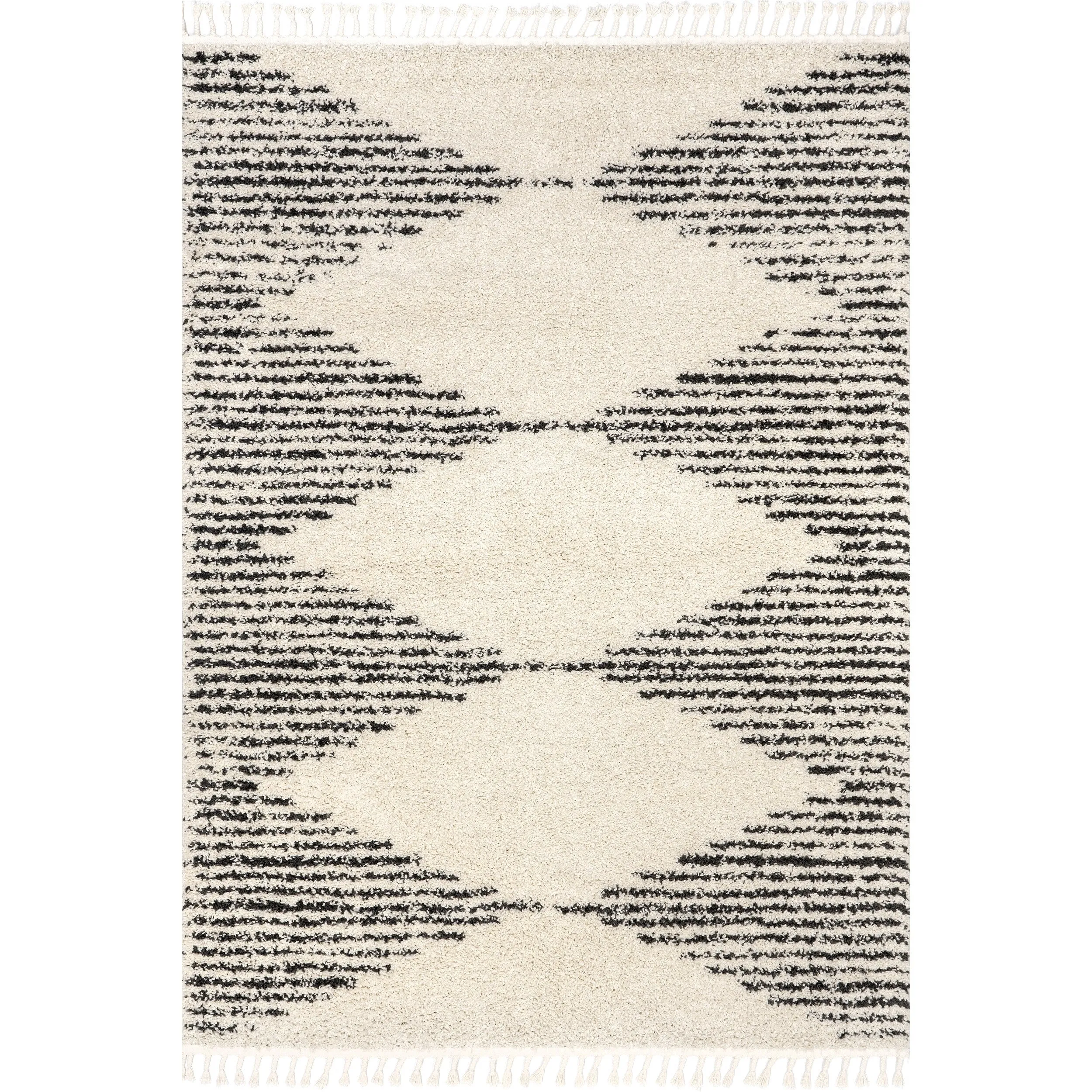 Nuloom Denton Diamond Shag Tassel Area Rug
