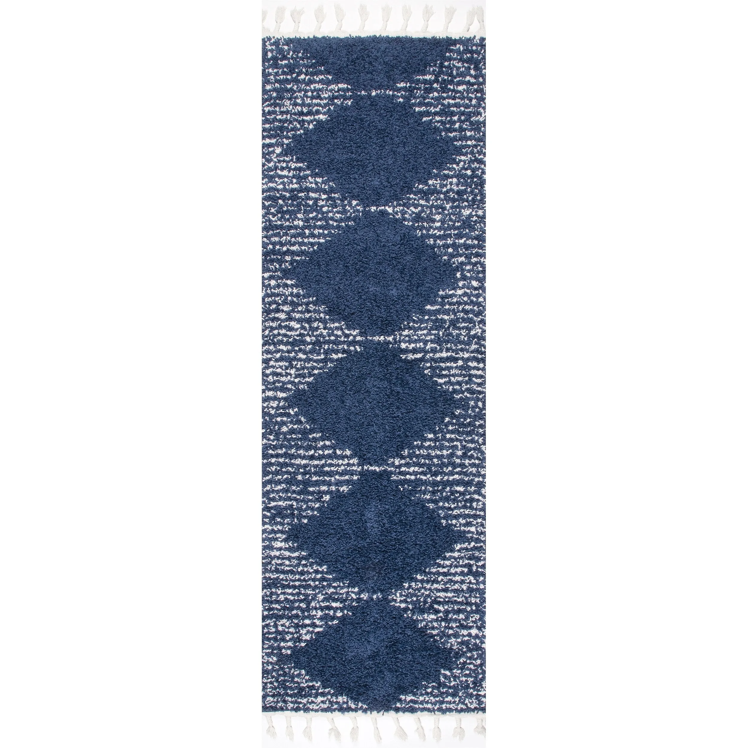 Nuloom Denton Diamond Shag Tassel Area Rug