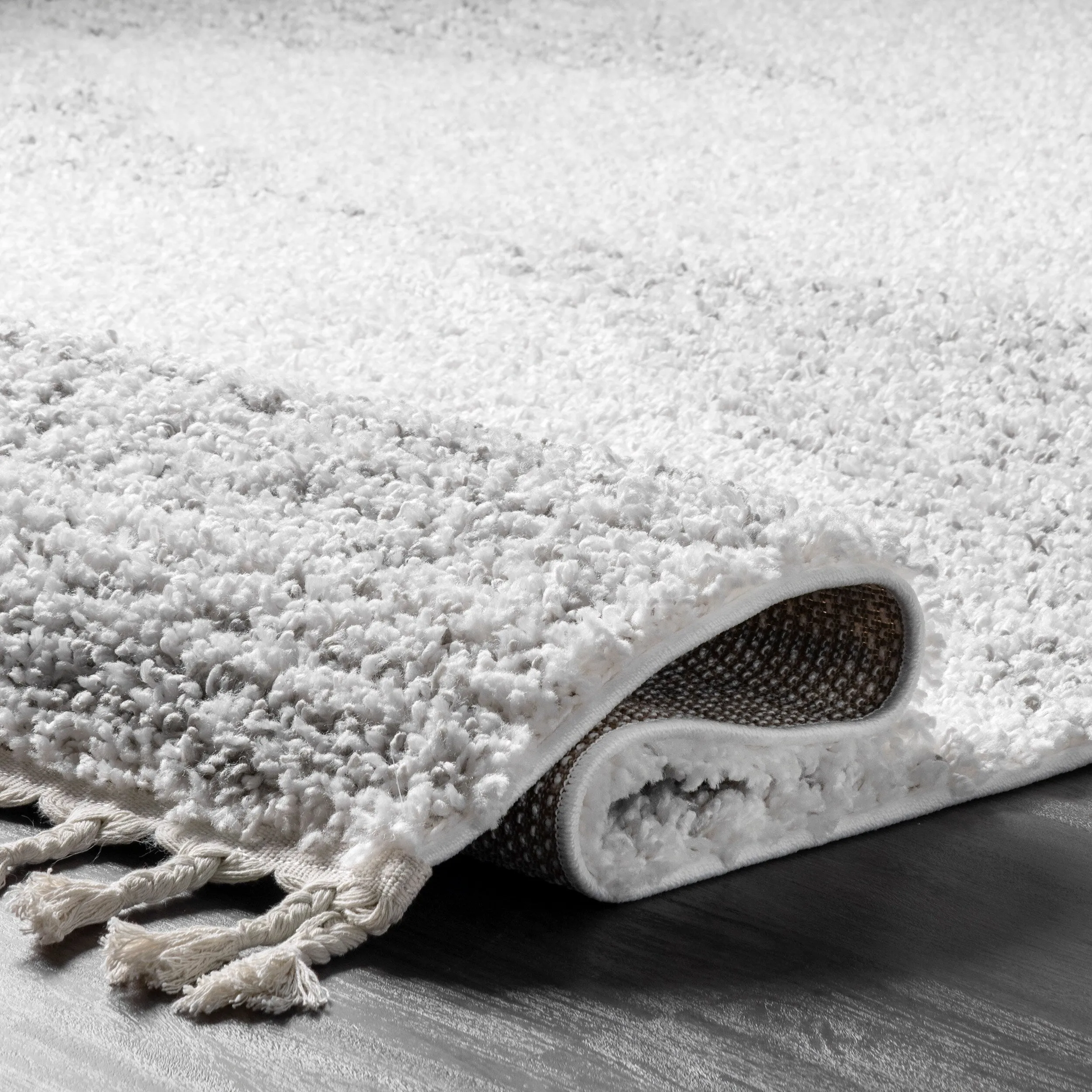 Nuloom Denton Diamond Shag Tassel Area Rug