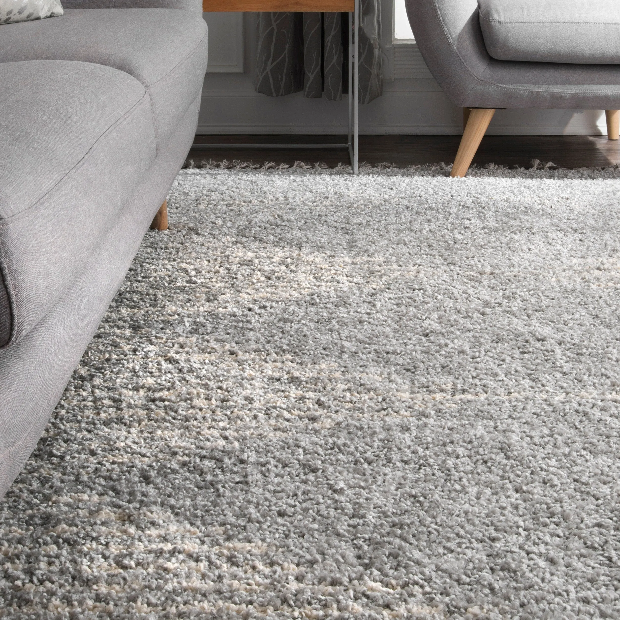 Nuloom Denton Diamond Shag Tassel Area Rug