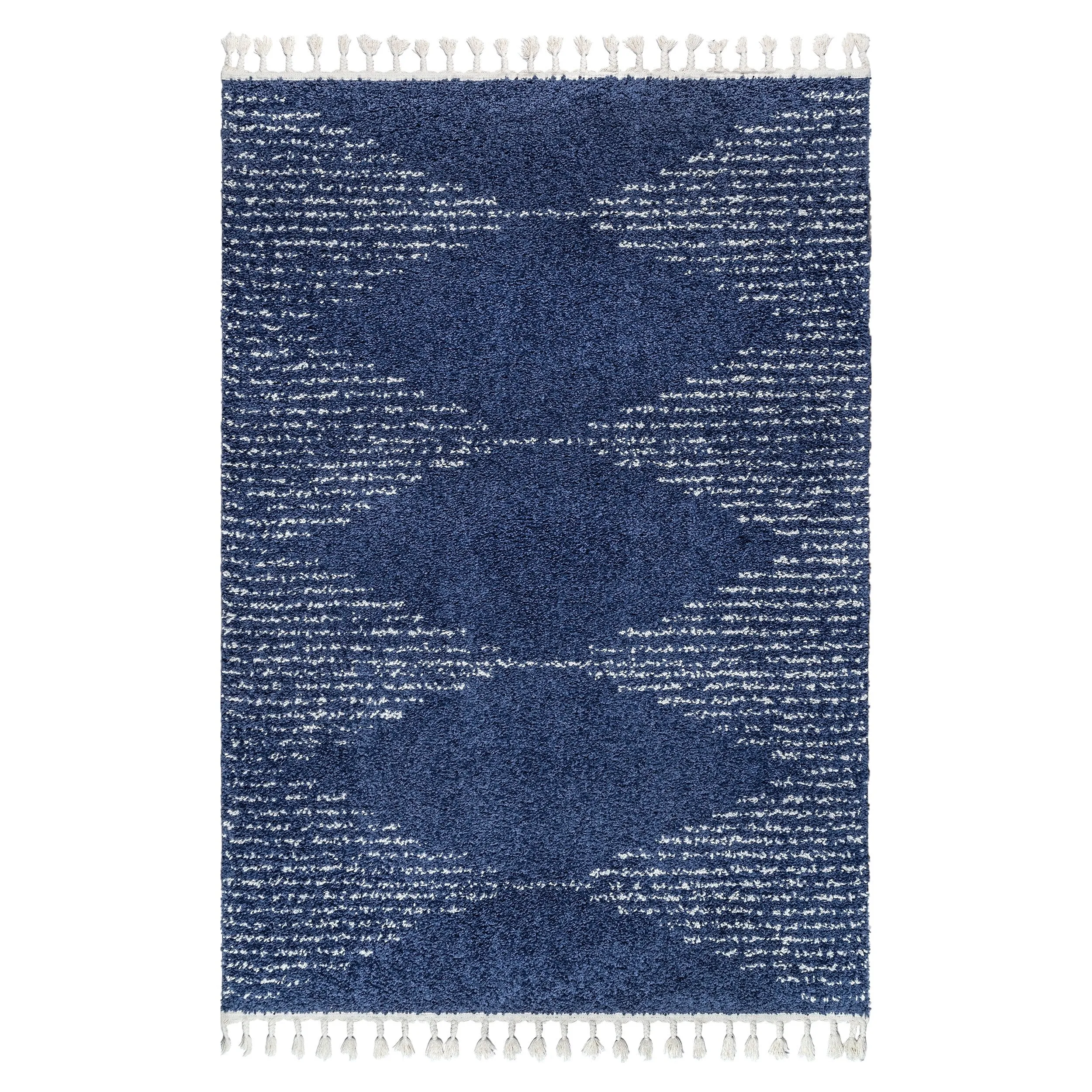 Nuloom Denton Diamond Shag Tassel Area Rug