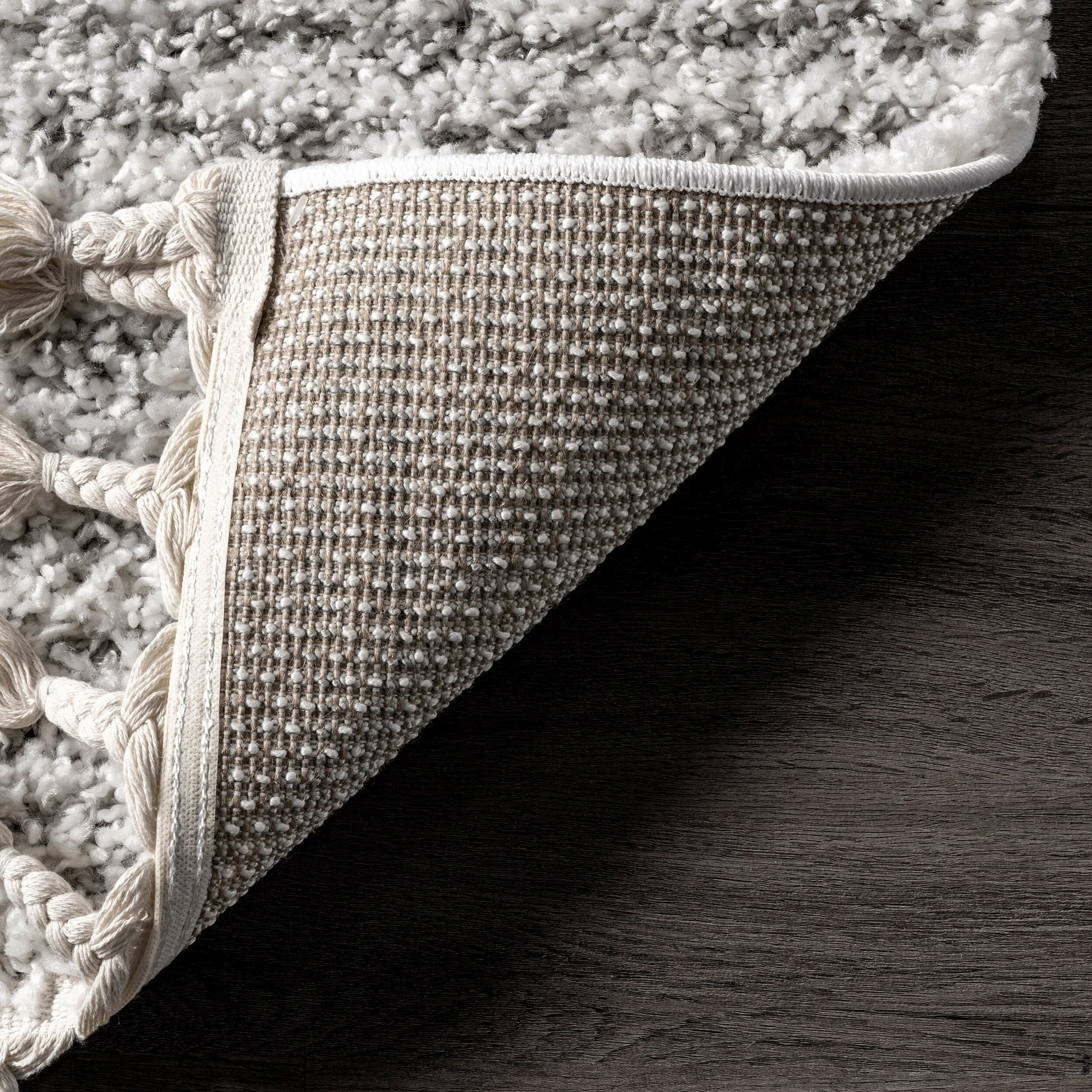 Nuloom Denton Diamond Shag Tassel Area Rug