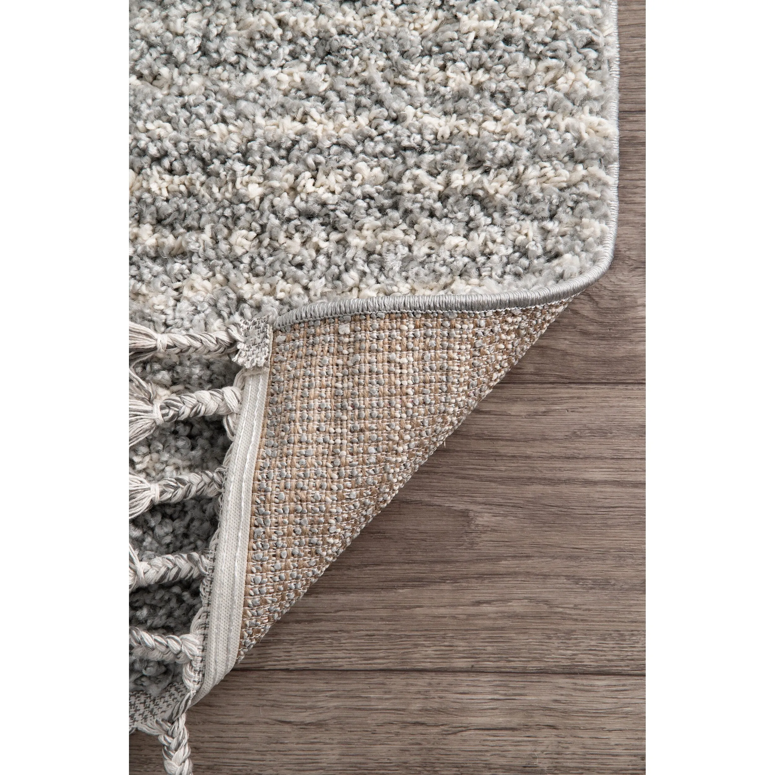 Nuloom Denton Diamond Shag Tassel Area Rug