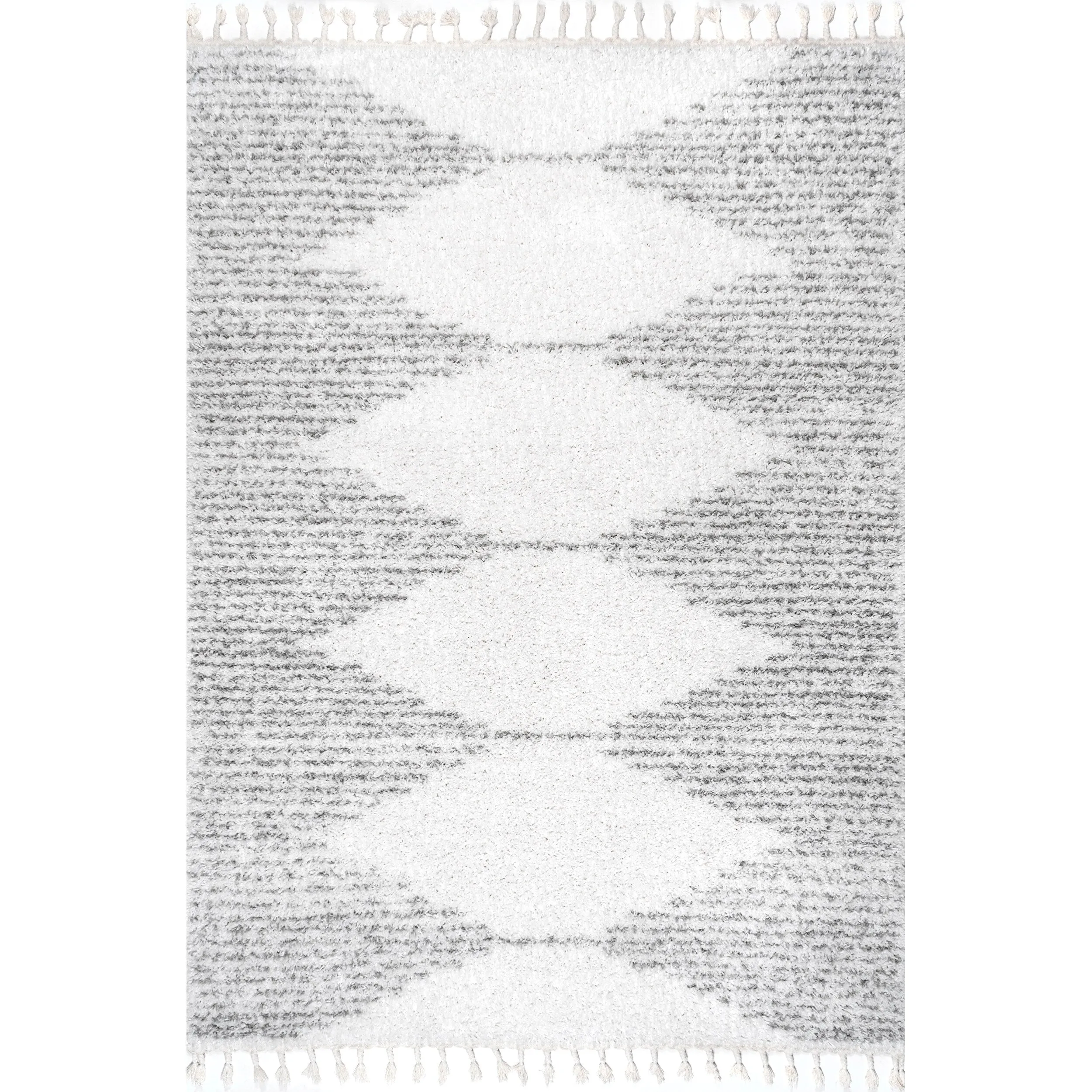 Nuloom Denton Diamond Shag Tassel Area Rug