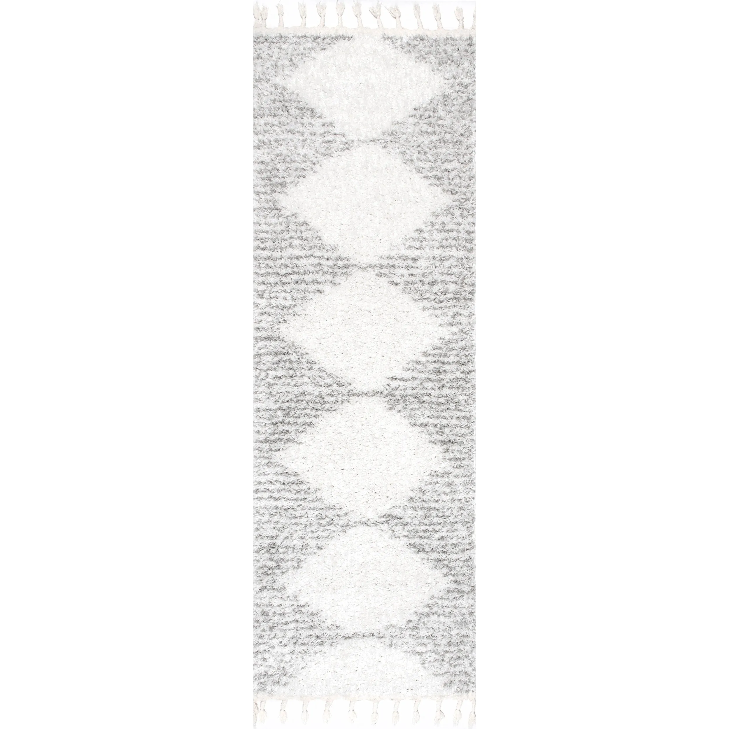 Nuloom Denton Diamond Shag Tassel Area Rug