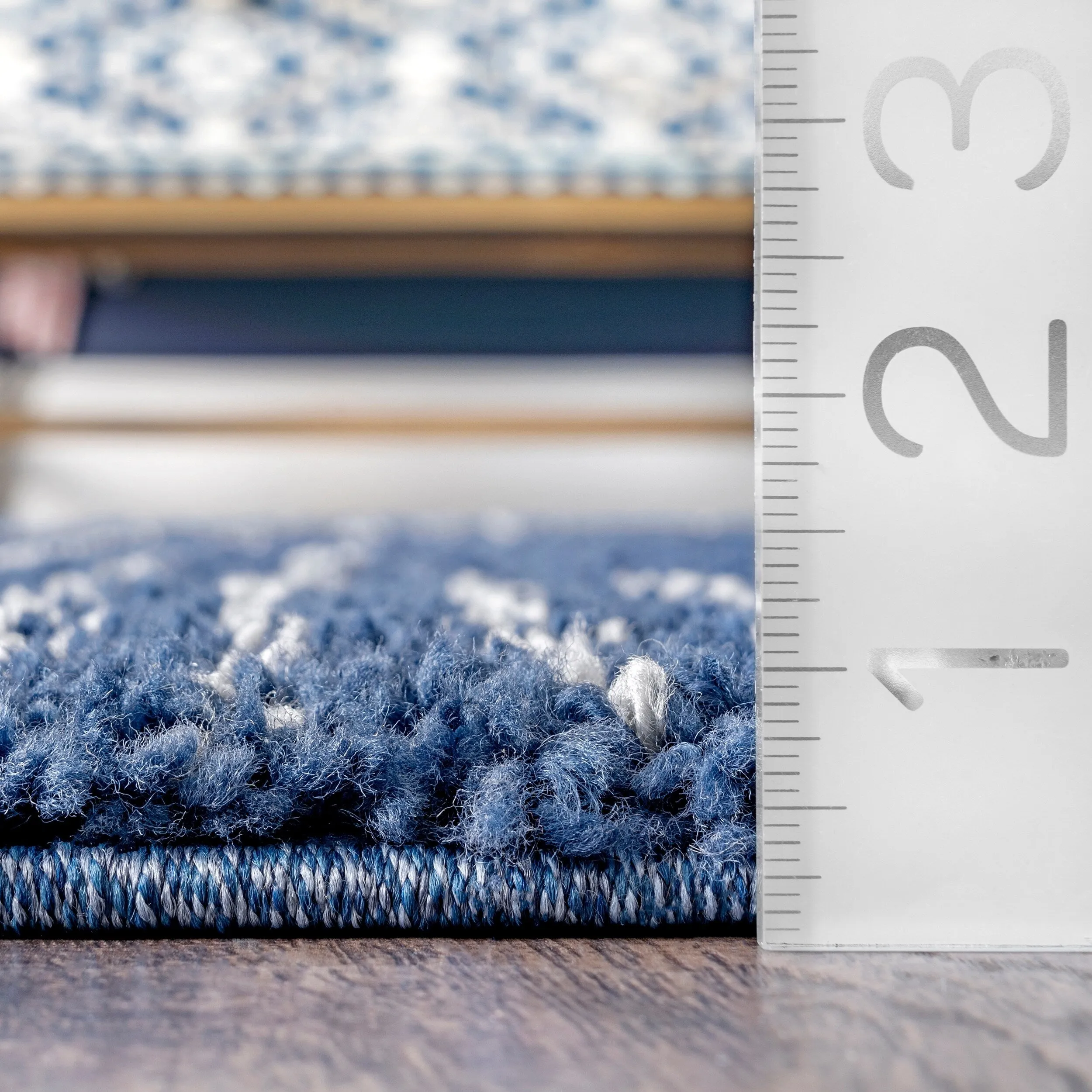 Nuloom Denton Diamond Shag Tassel Area Rug