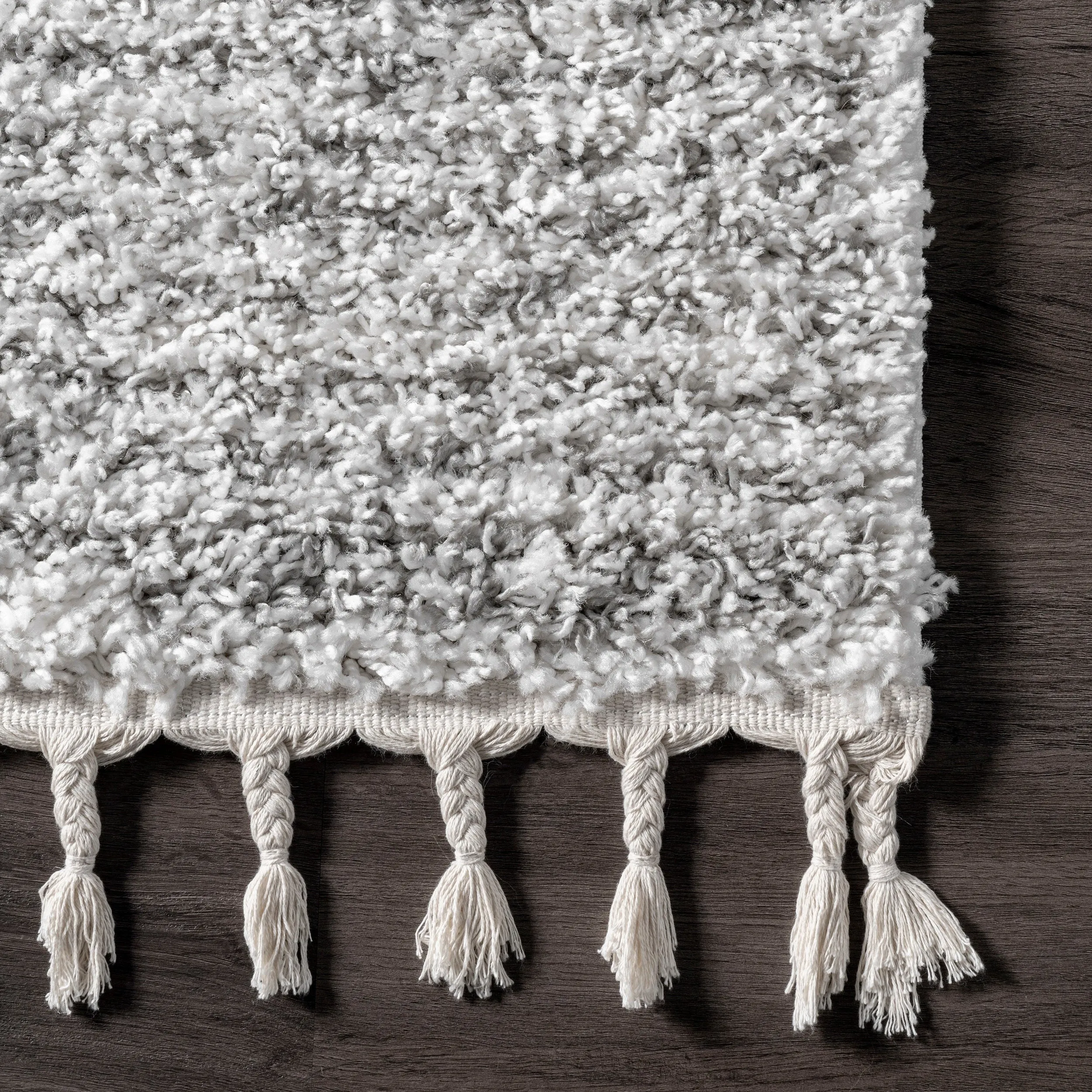 Nuloom Denton Diamond Shag Tassel Area Rug