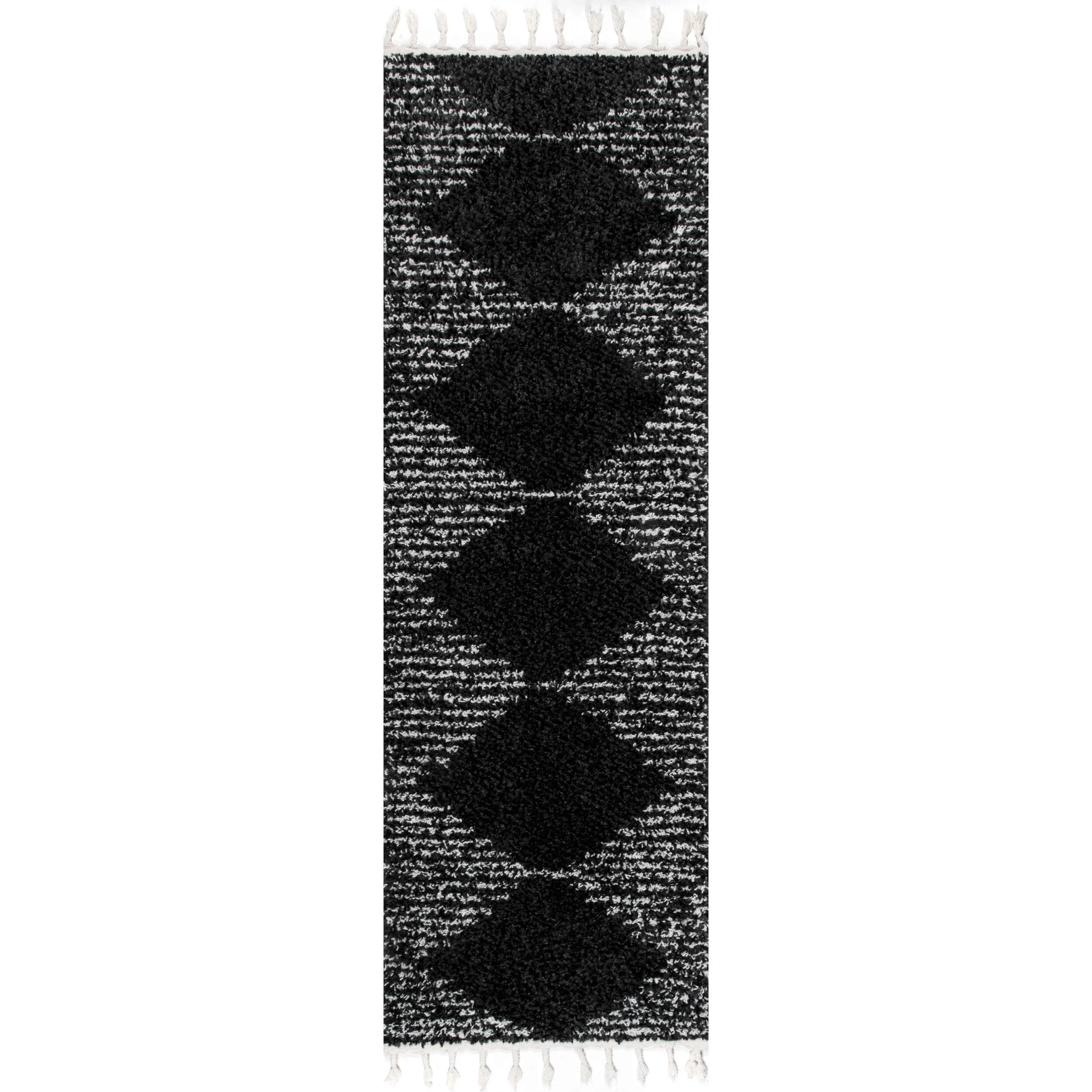 Nuloom Denton Diamond Shag Tassel Area Rug