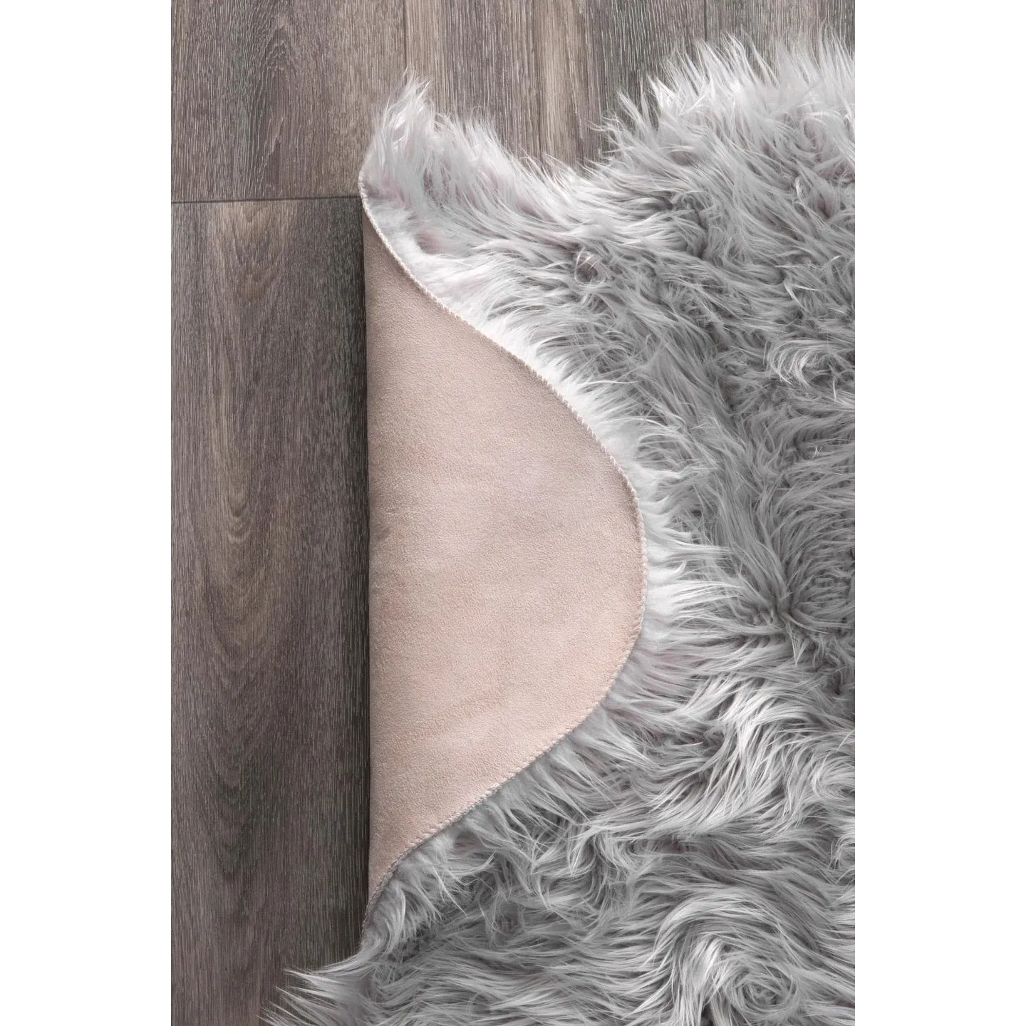 Nuloom Double Faux Flokati Sheepskin Shag Runner Rug