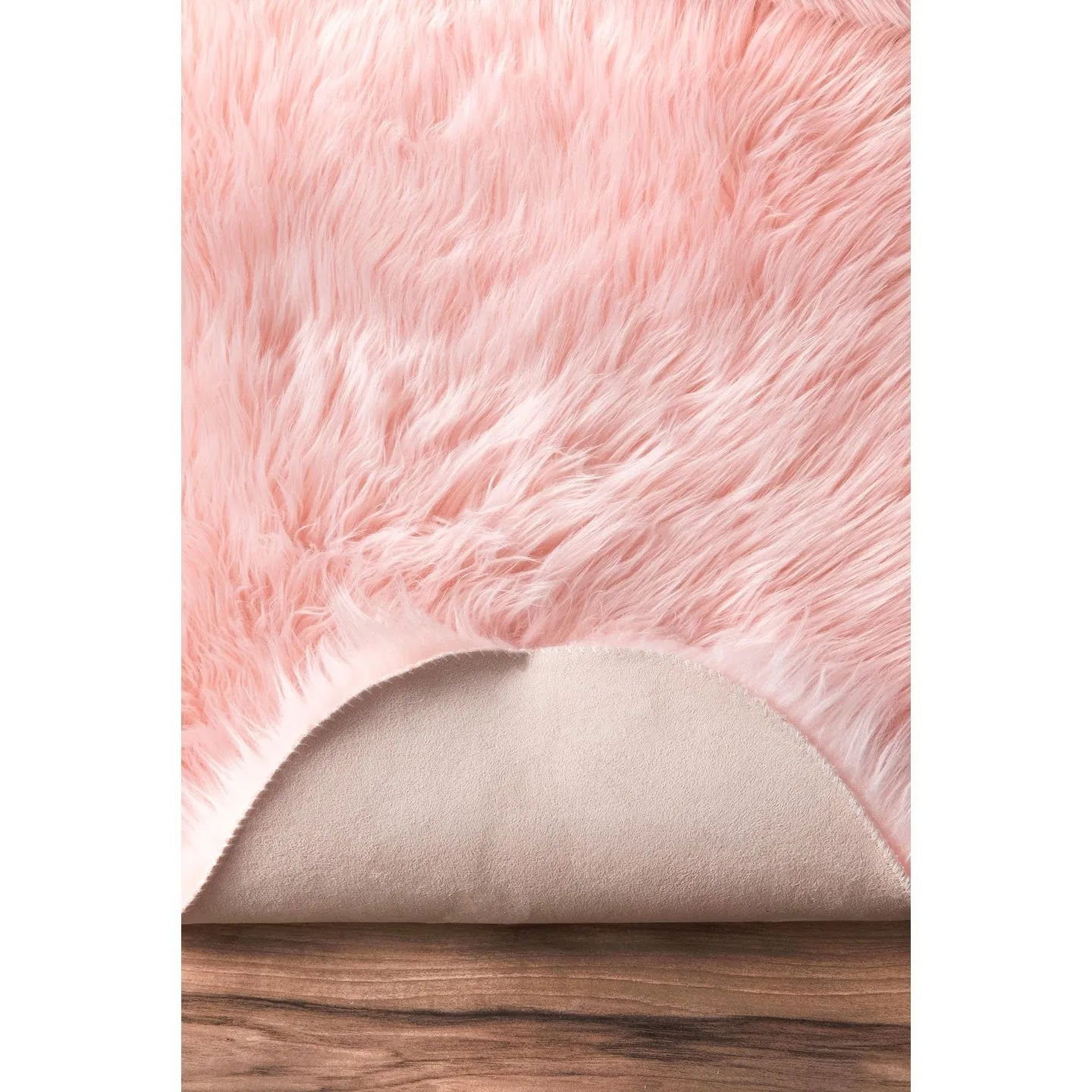 Nuloom Double Faux Flokati Sheepskin Shag Runner Rug