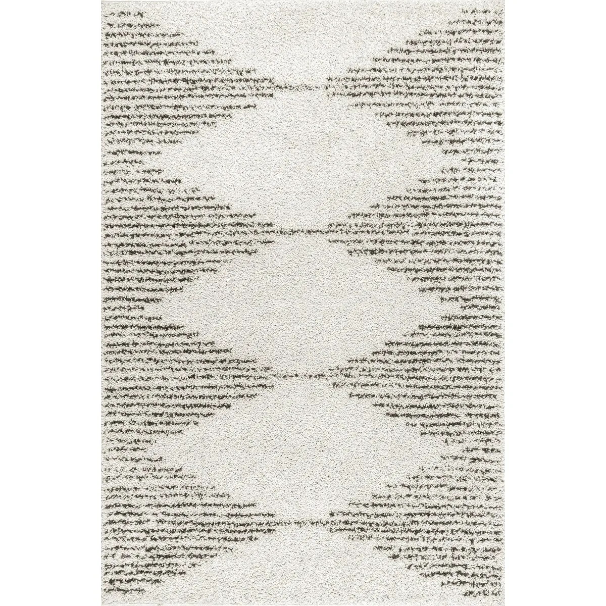Nuloom Geometric Scarlette Abstract Diamonds Soft Shag Area Rug